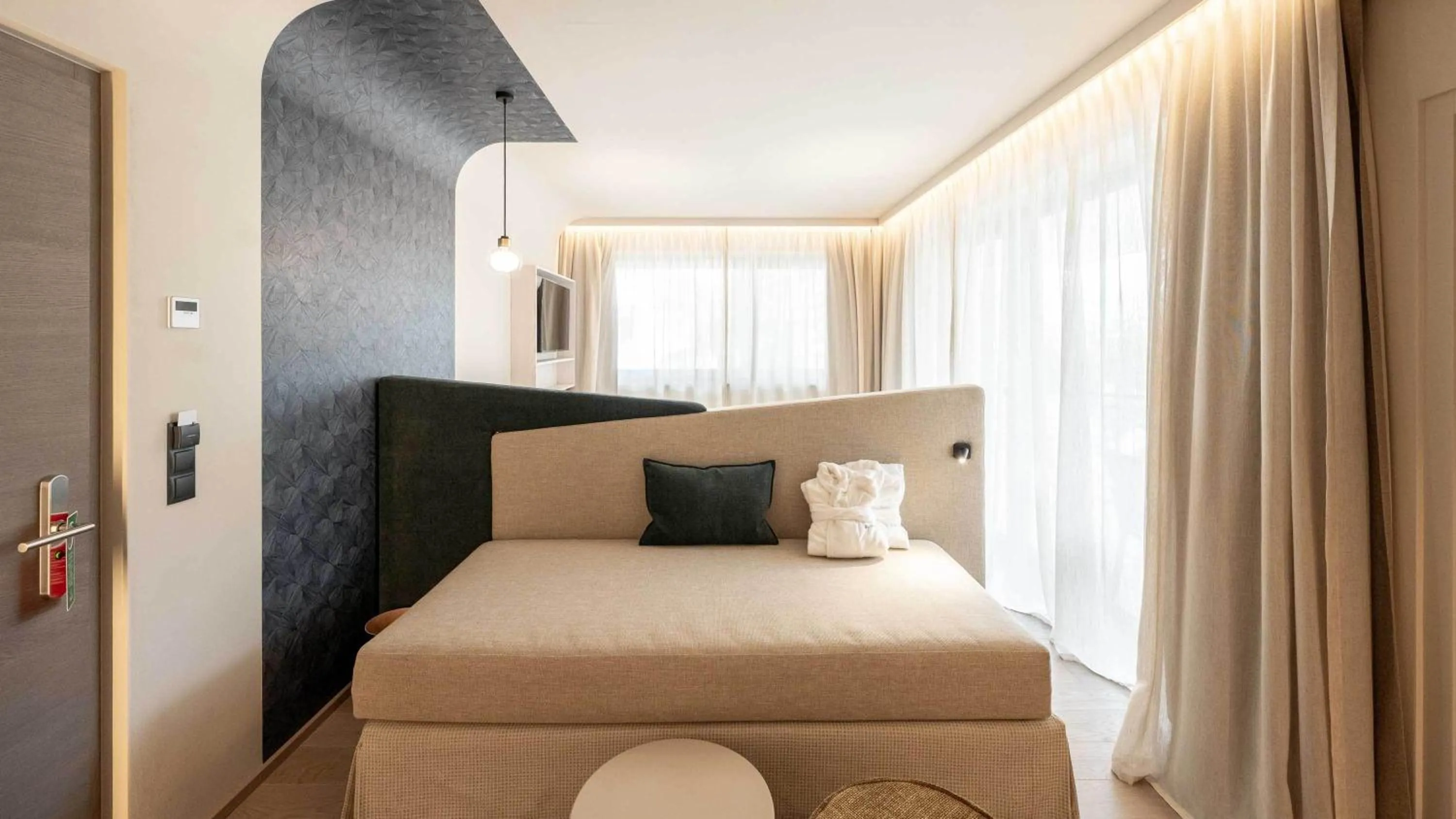 Bed in Hotel Gschwangut