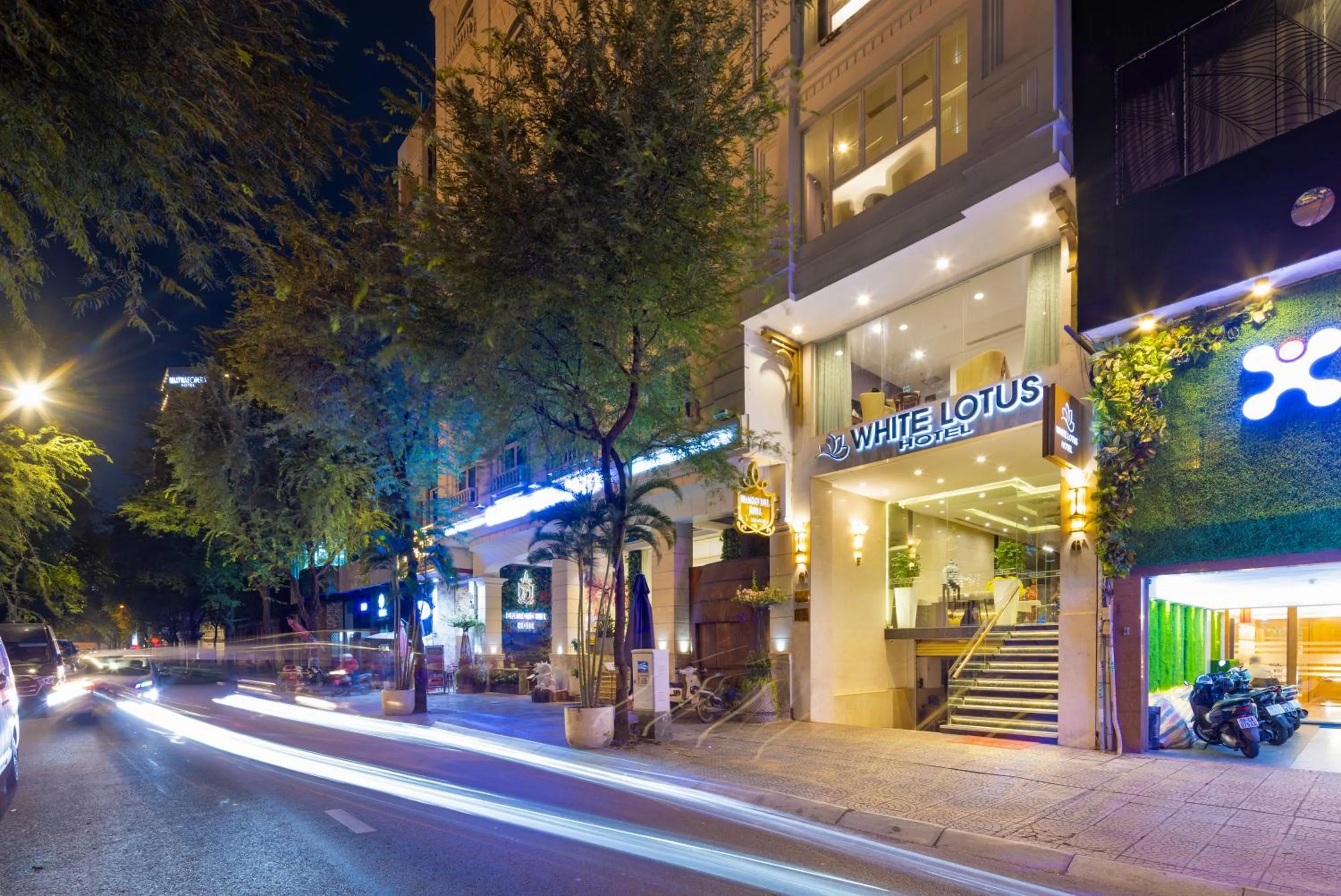 Property building in White Lotus Hotel Saigon