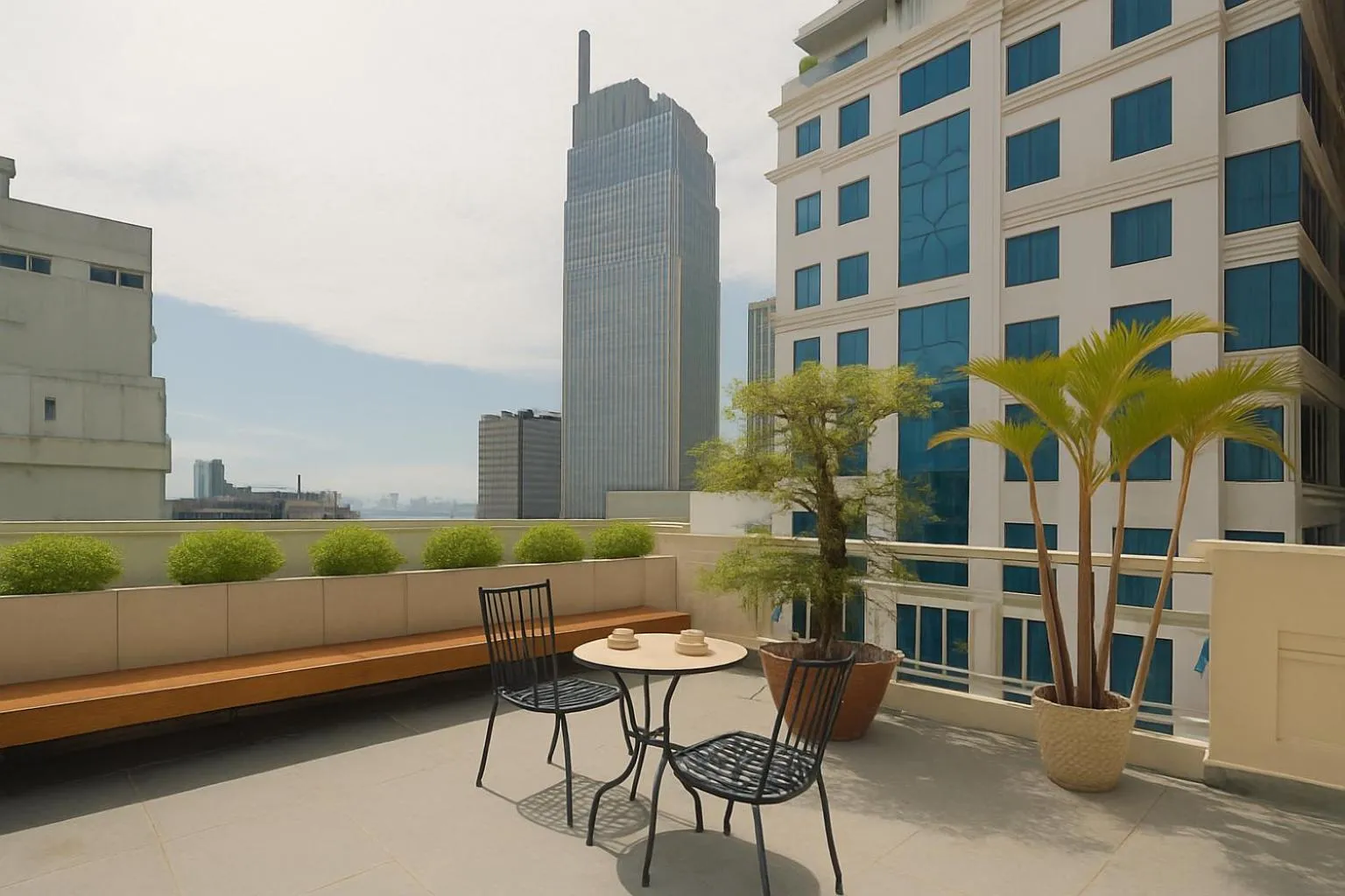 View (from property/room) in White Lotus Hotel Saigon