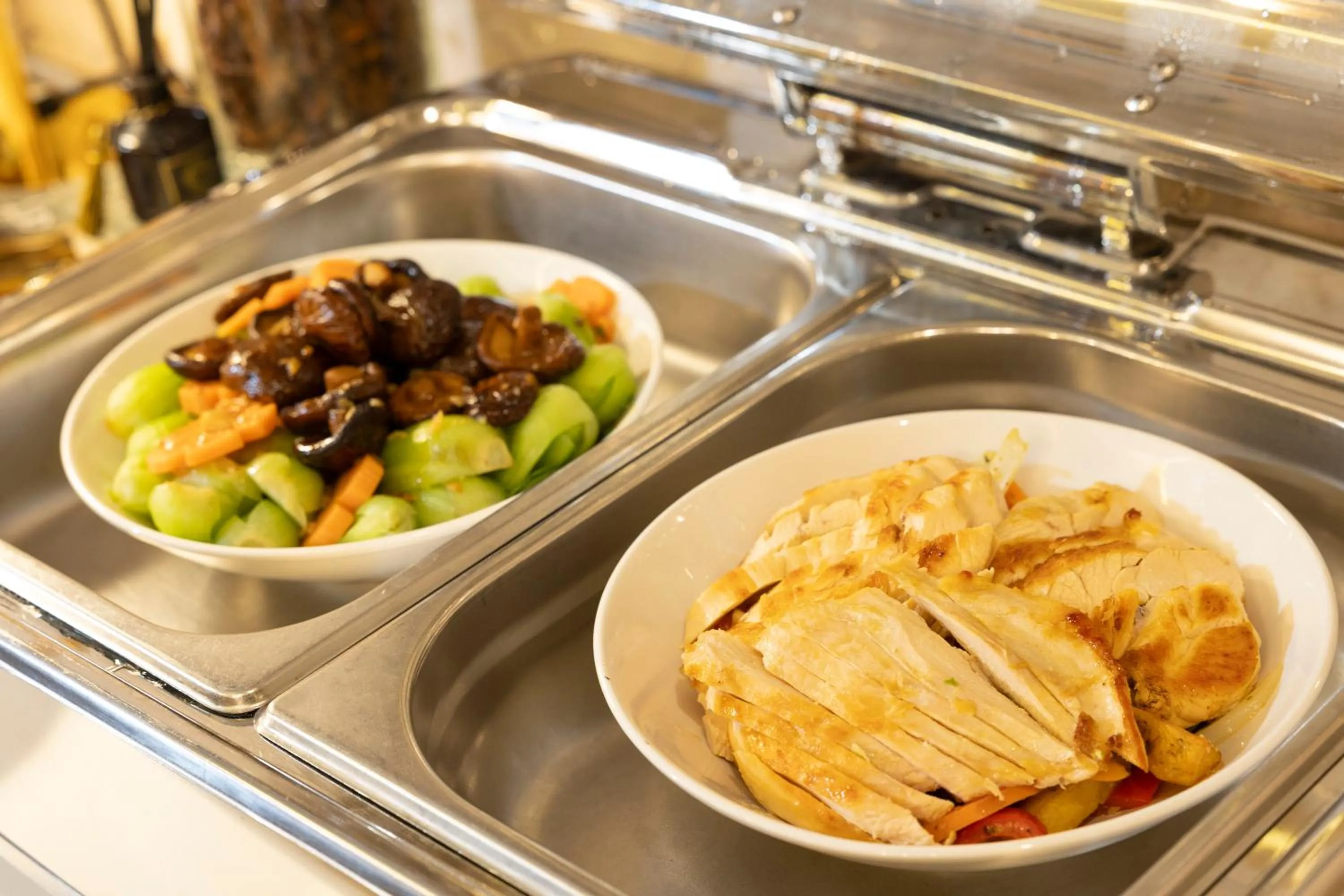 Buffet breakfast in White Lotus Hotel Saigon