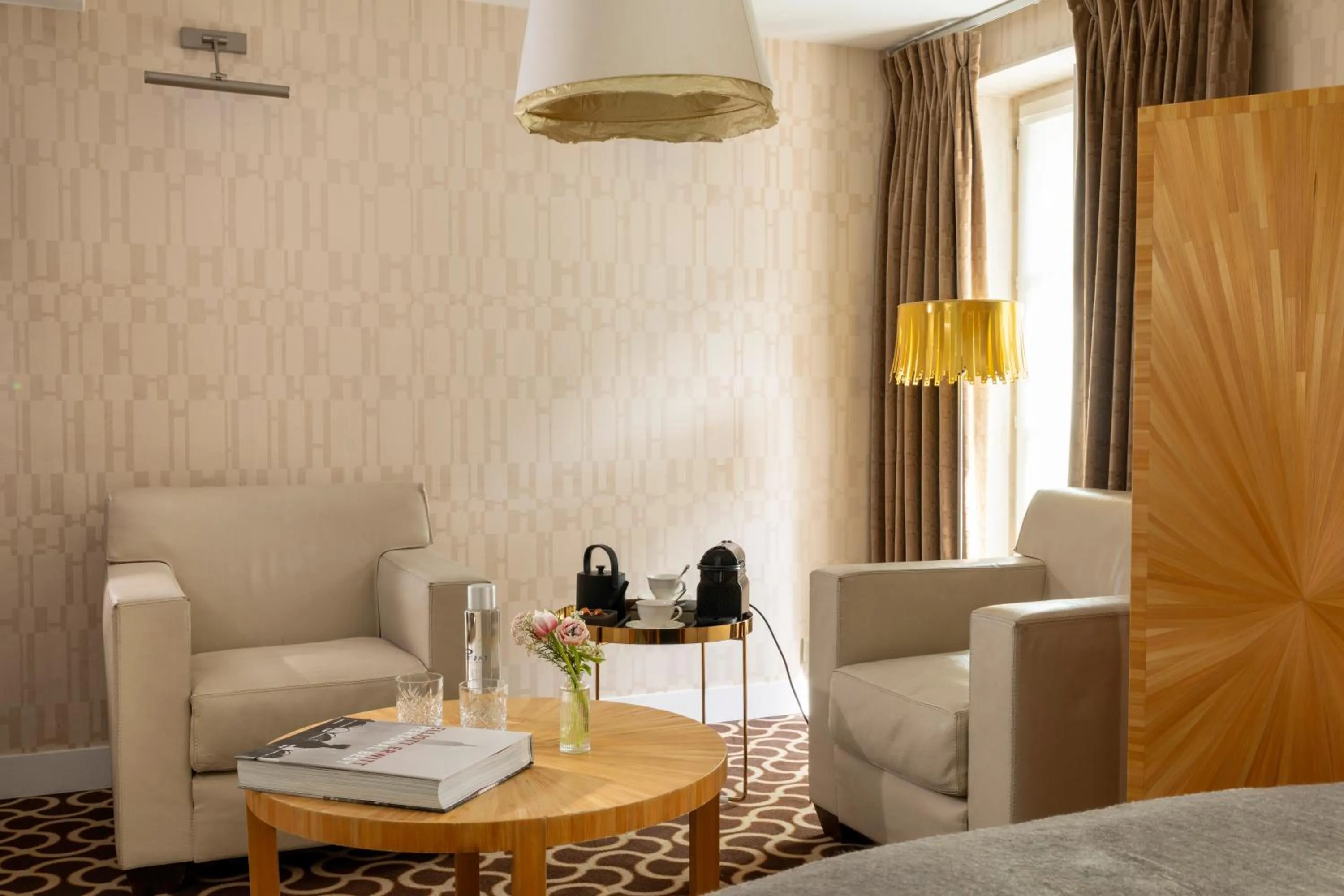 Living room in Hôtel Le Pradey