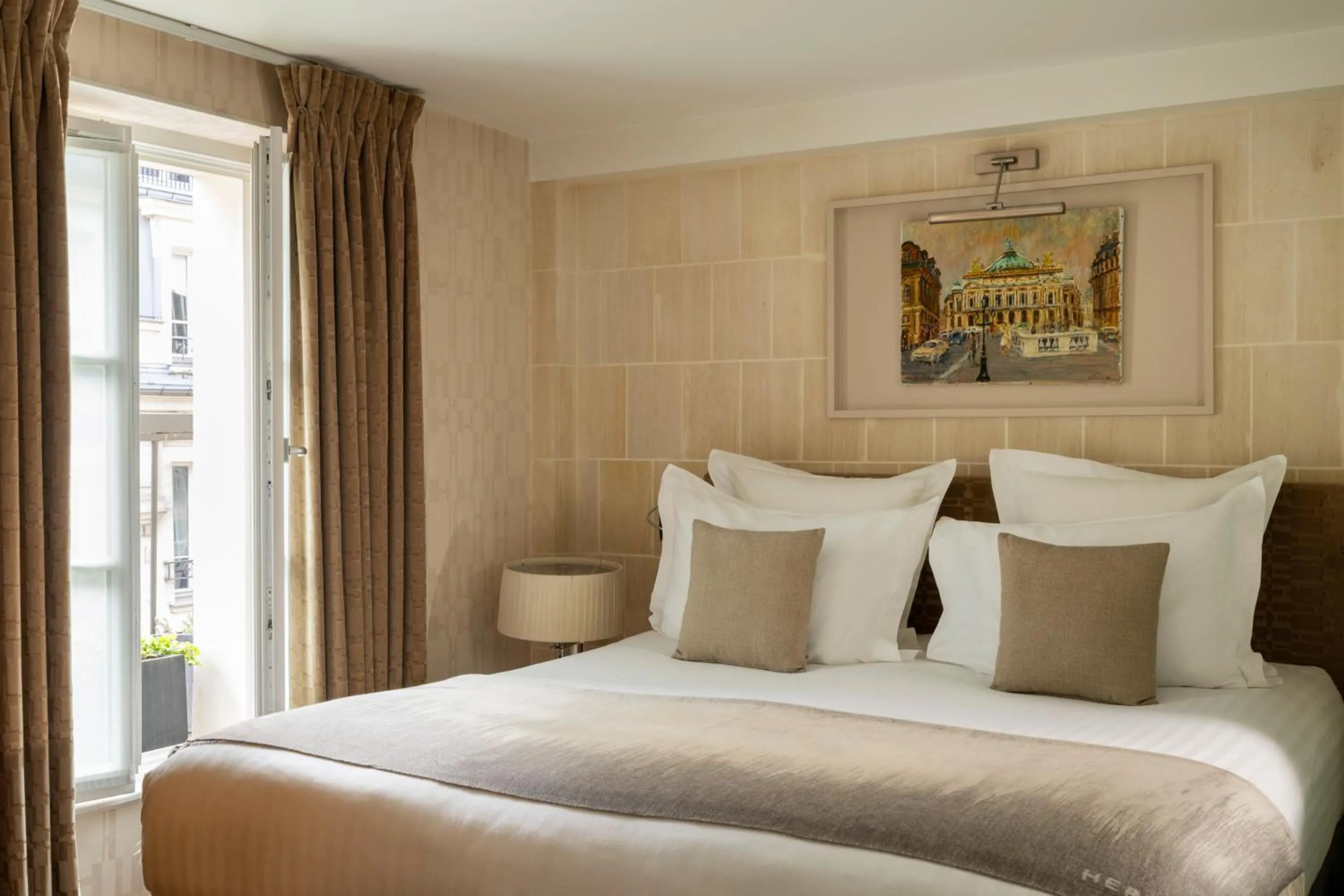 Bedroom, Bed in Hôtel Le Pradey