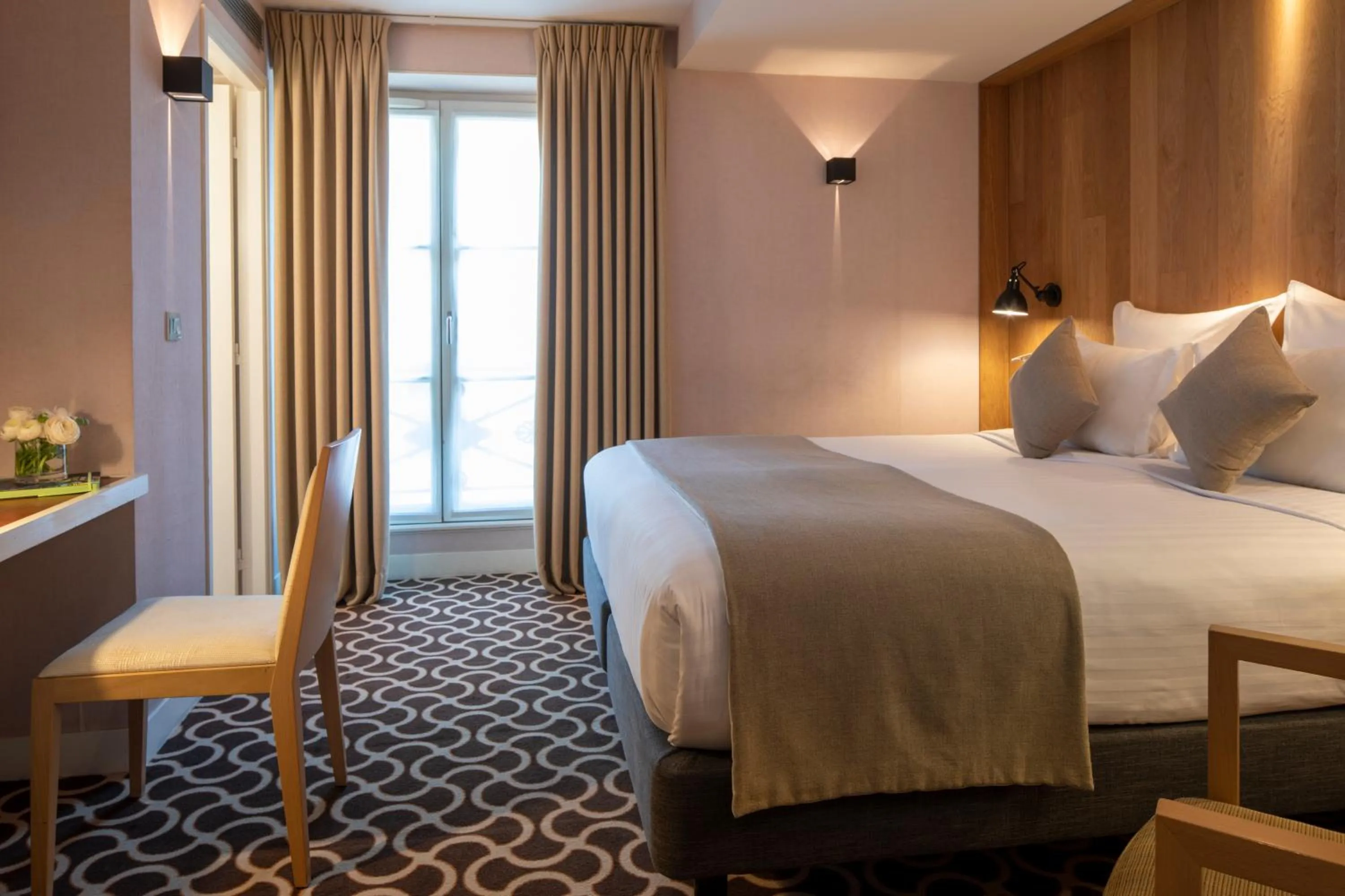 Bedroom, Bed in Hôtel Le Pradey