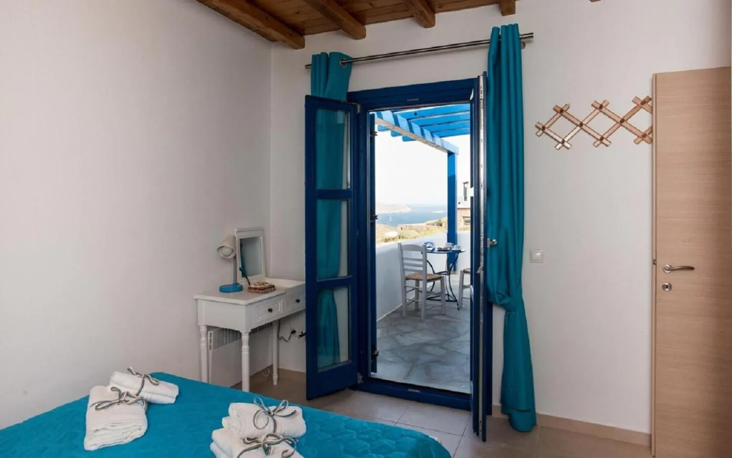 Bed in Mykonos Pro-care Suites