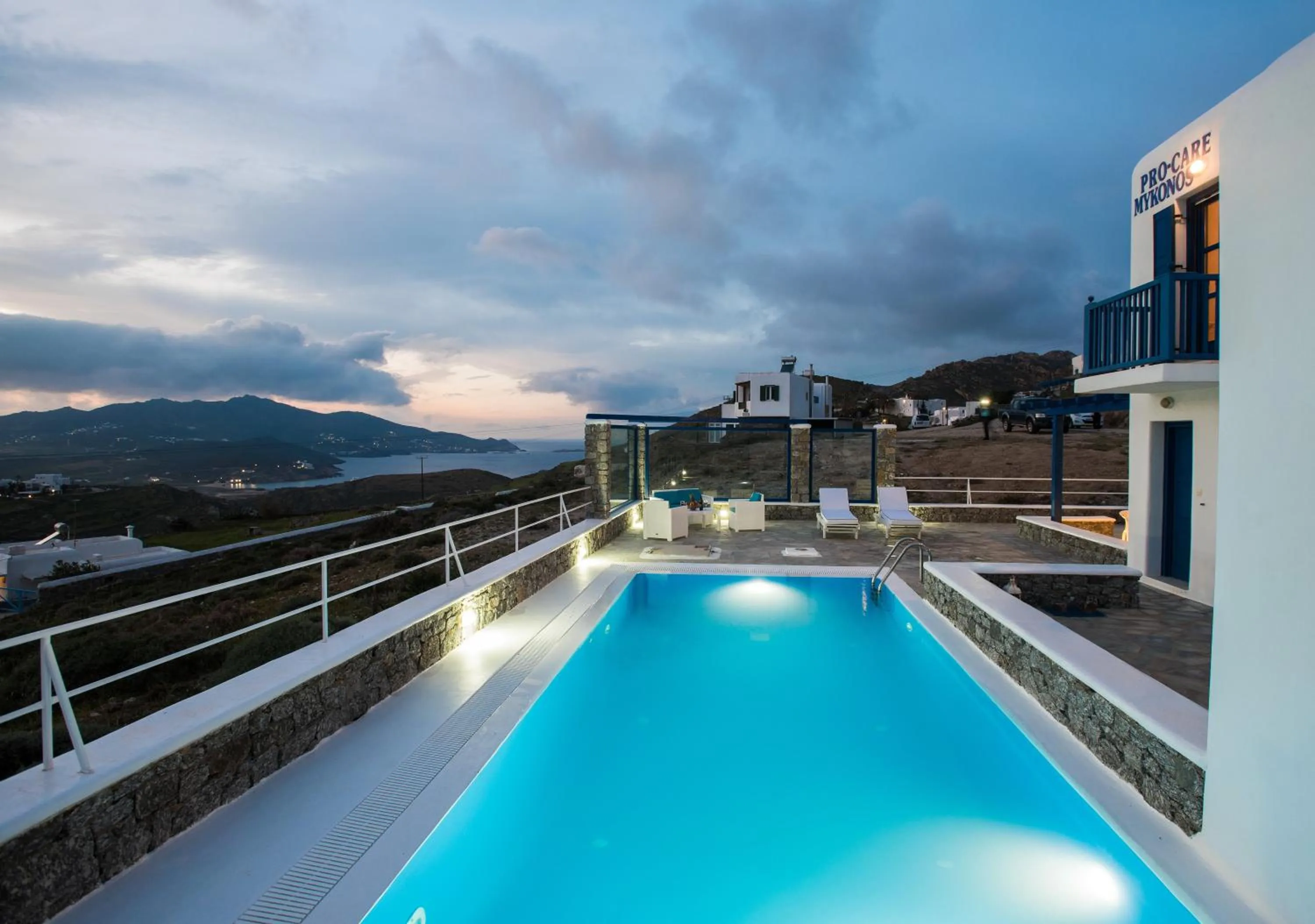 Swimming pool in Mykonos Pro-care Suites
