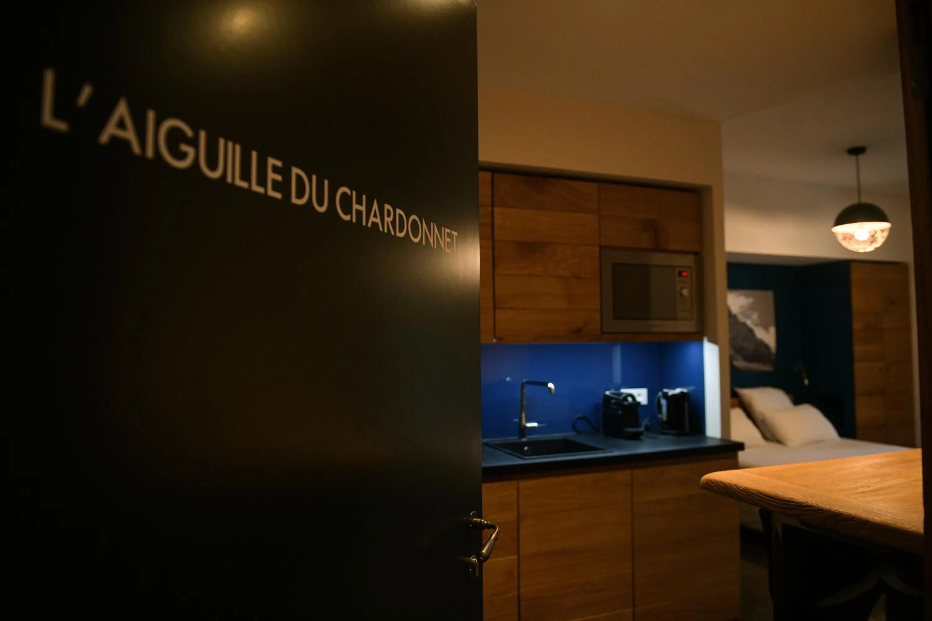 Photo of the whole room in Appart'Hotel Aiguille Verte & Spa