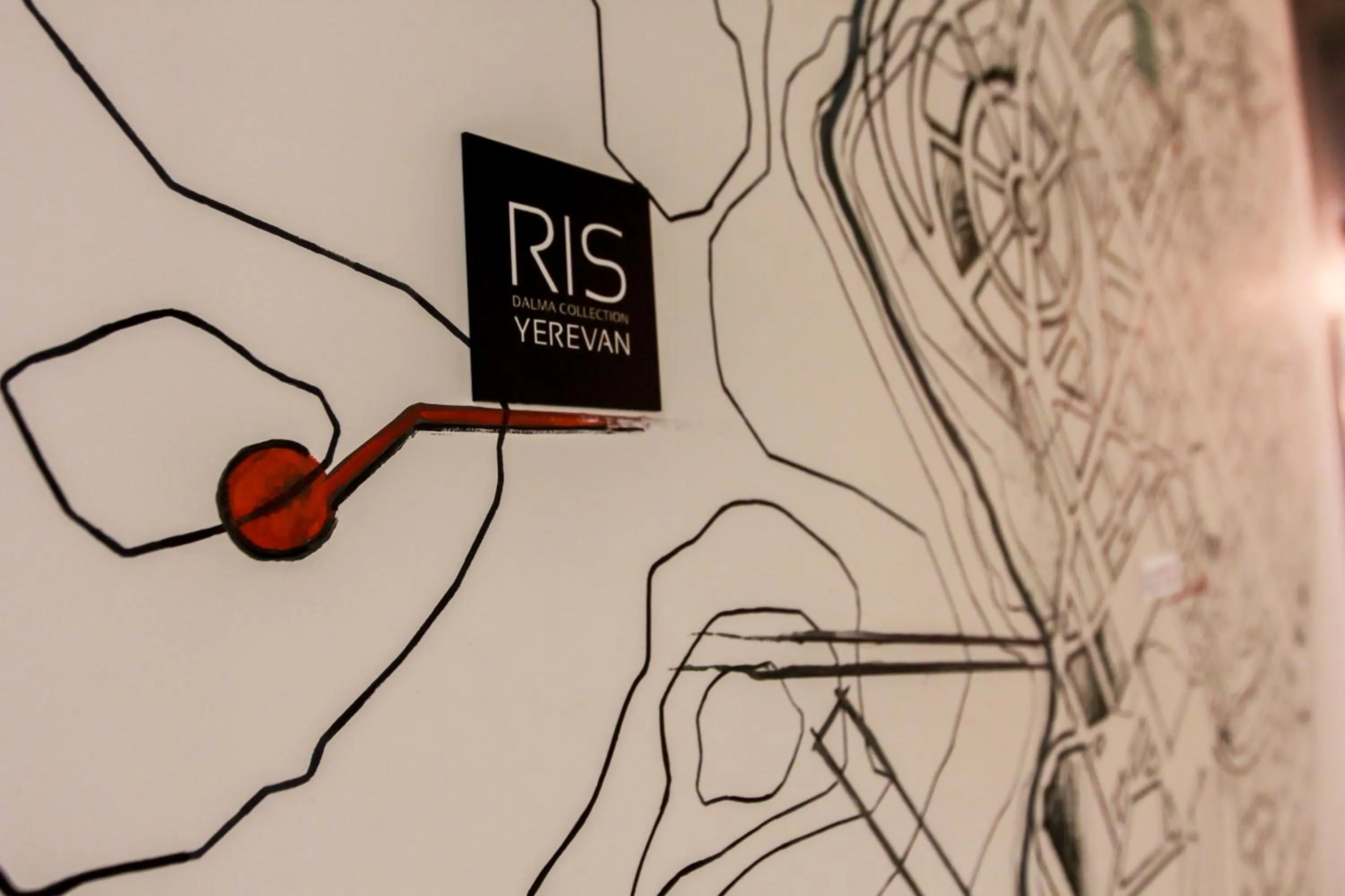 Decorative detail in RIS Dalma Collection Yerevan