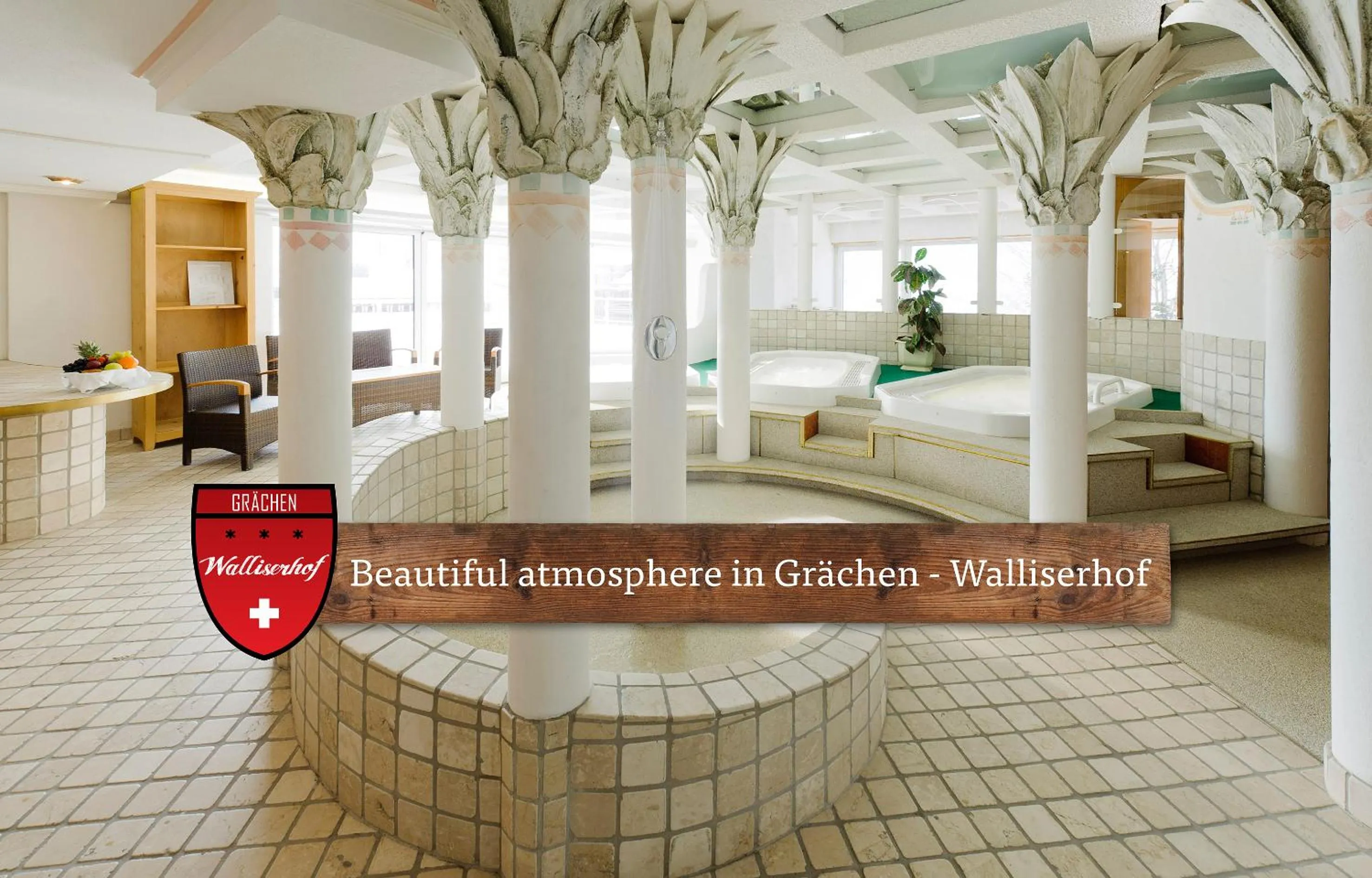 Hot Tub in Hotel Walliserhof - The Dom Collection