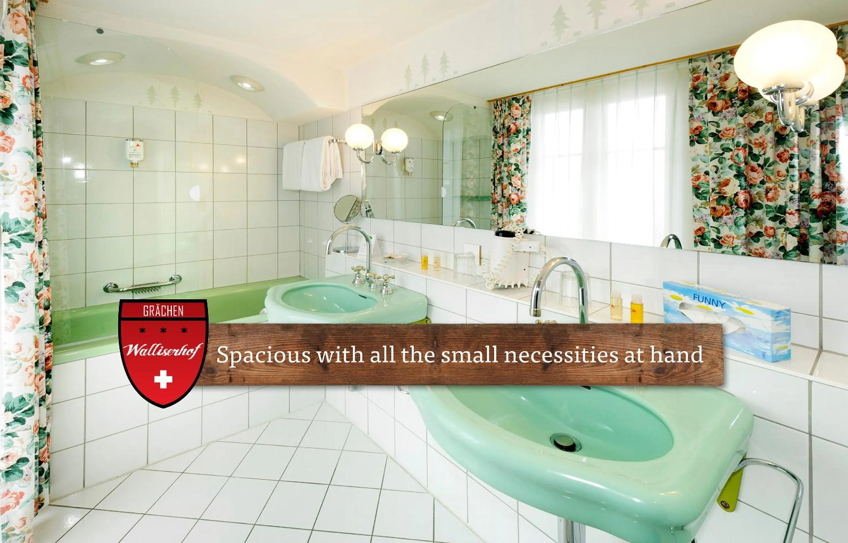 Bathroom in Hotel Walliserhof - The Dom Collection