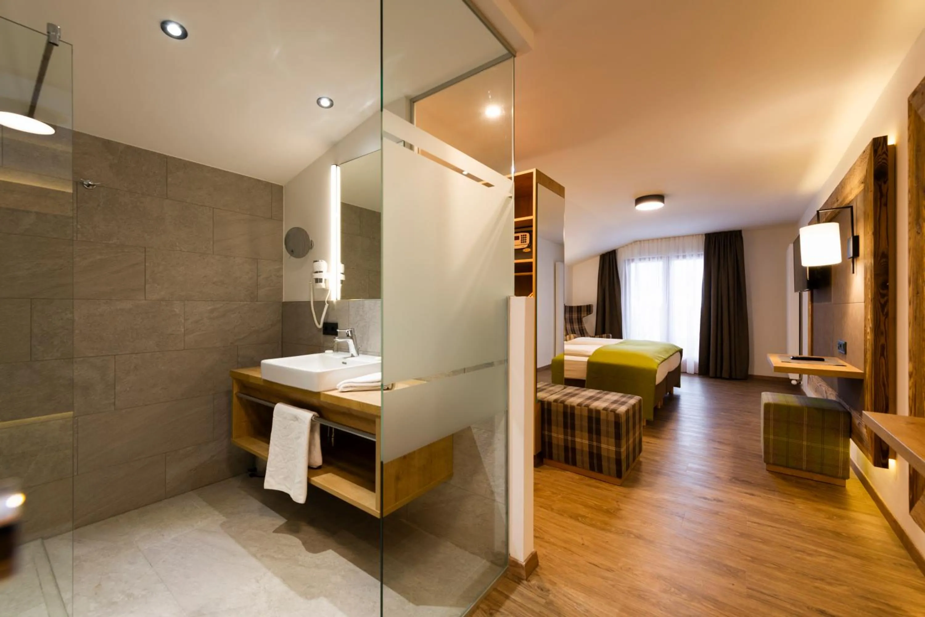 Bathroom in Hotel Brugger