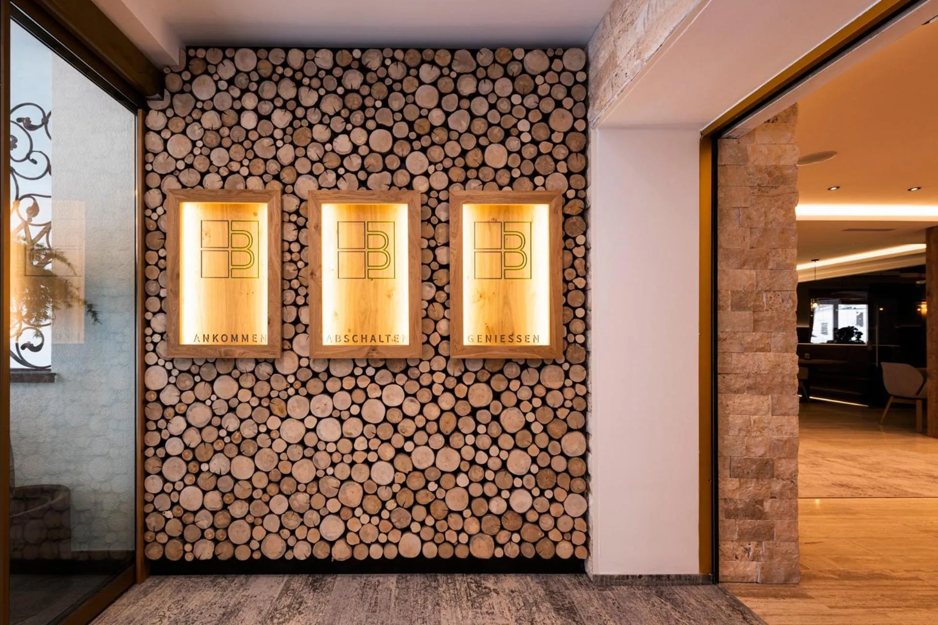 Facade/entrance in Hotel Brugger