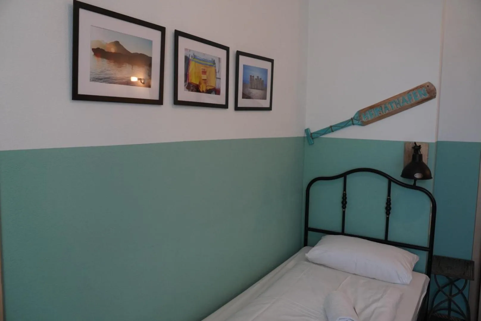 Bed in Hafen 17 Hotel Küche Bar