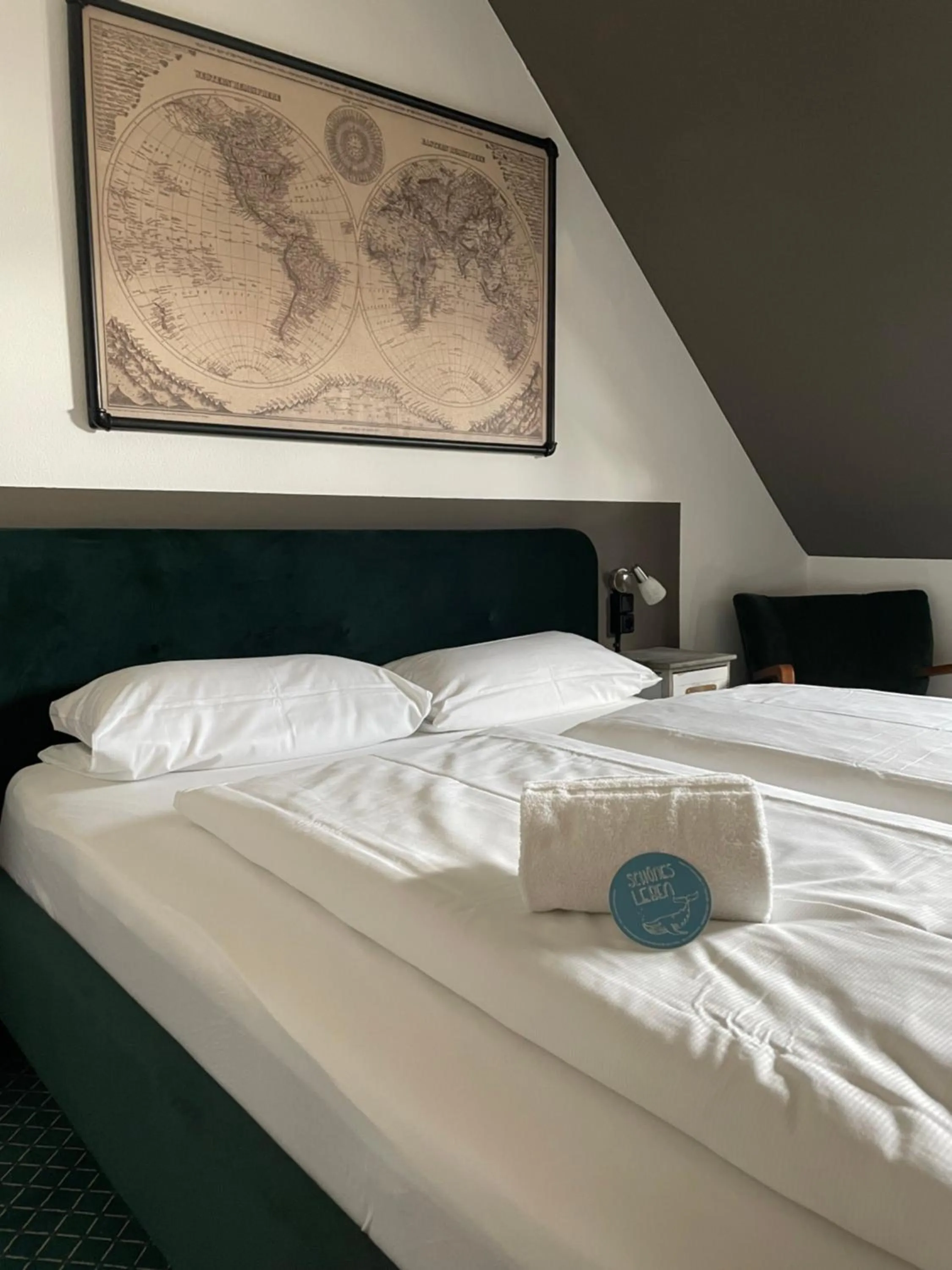 Bed in Hafen 17 Hotel Küche Bar