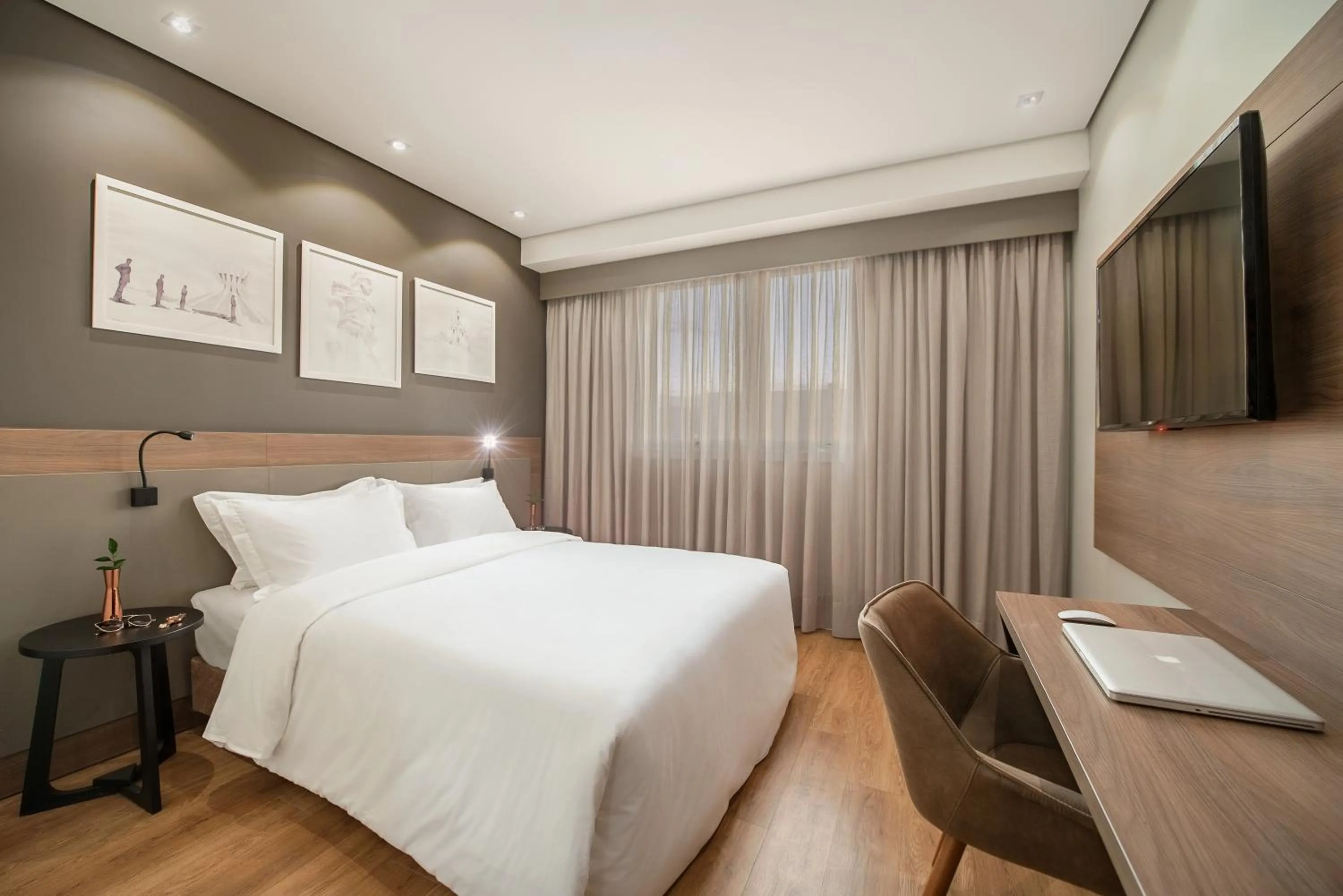 Decorative detail, Bed in Intercity Sao Leopoldo