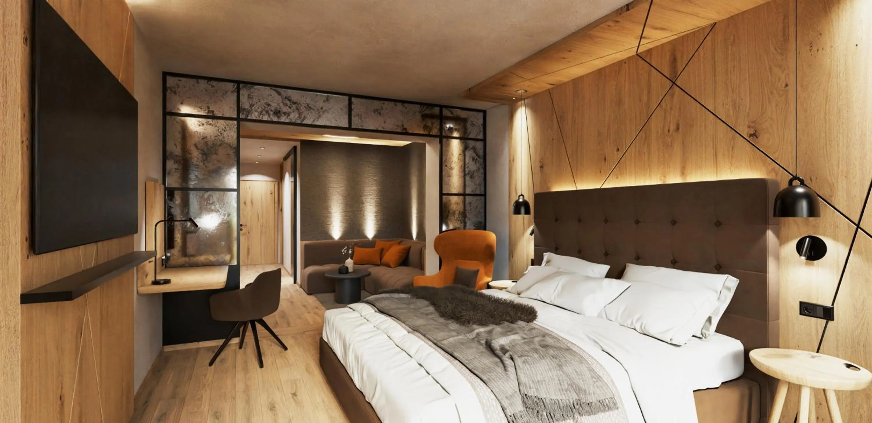 Photo of the whole room, Bed in VALARA - Alpine Art Hotel