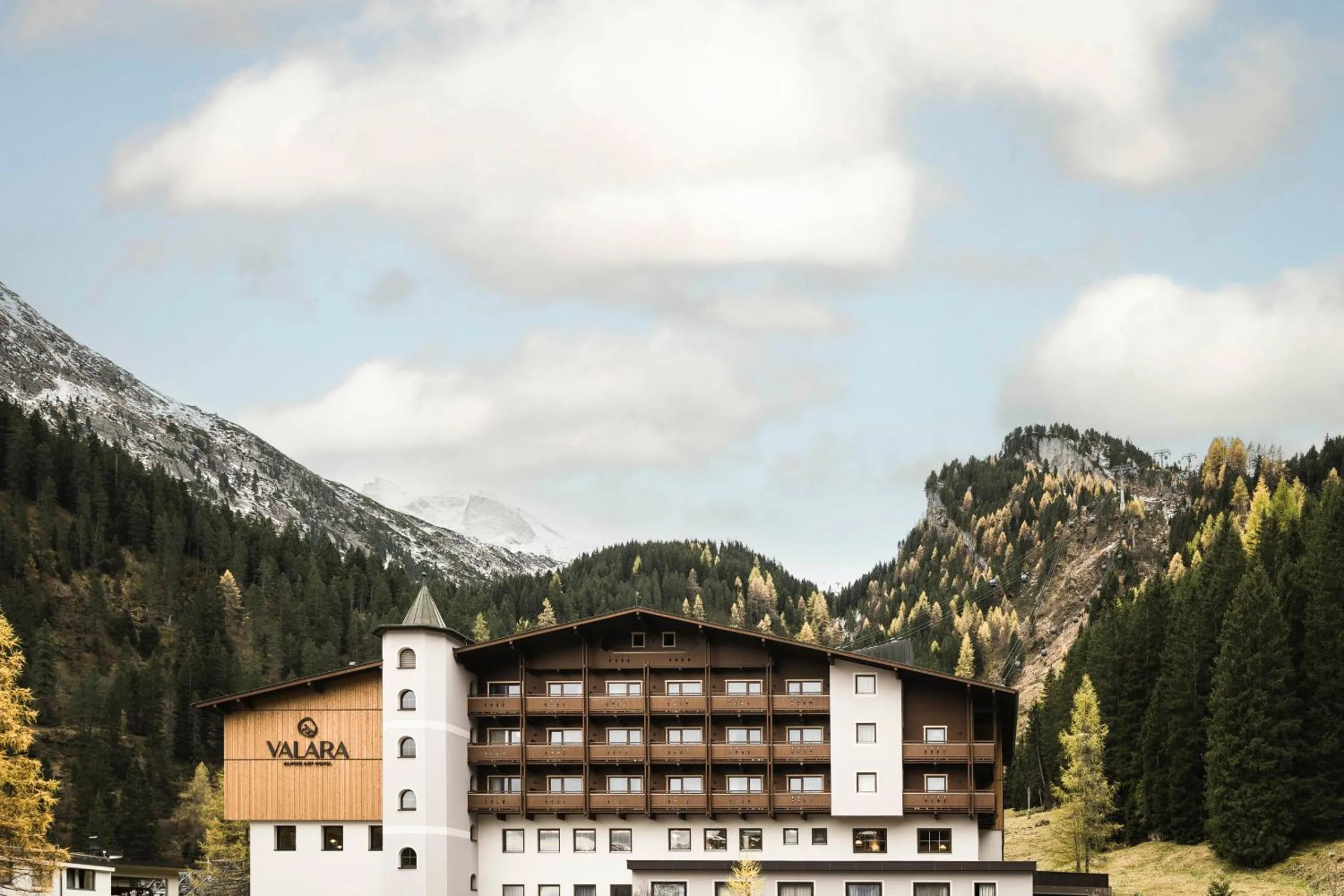 Property building in VALARA Alpine Art Hotel