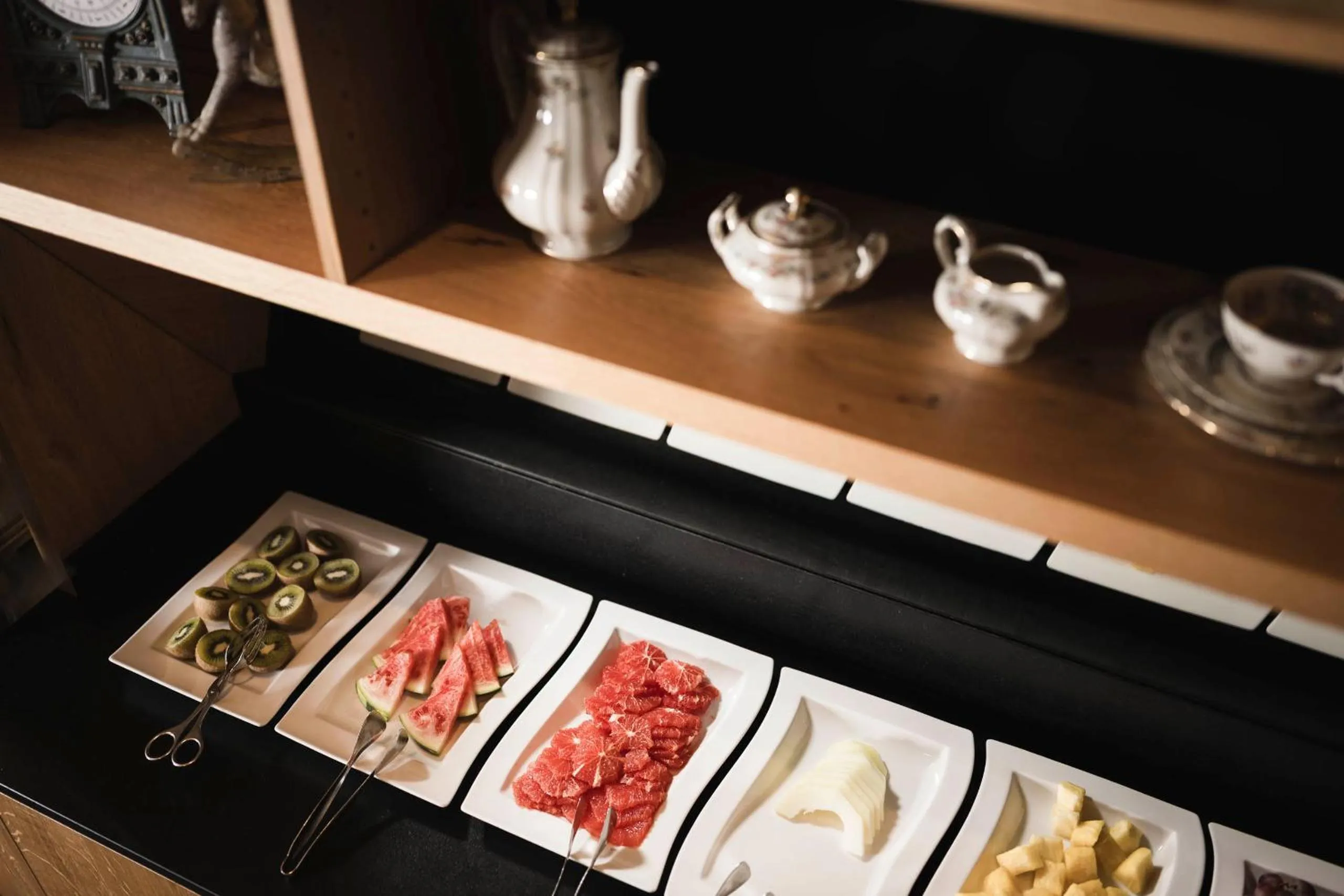 Buffet breakfast in VALARA Alpine Art Hotel