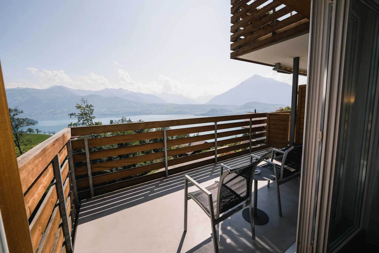 View (from property/room) in Solbadhotel Sigriswil