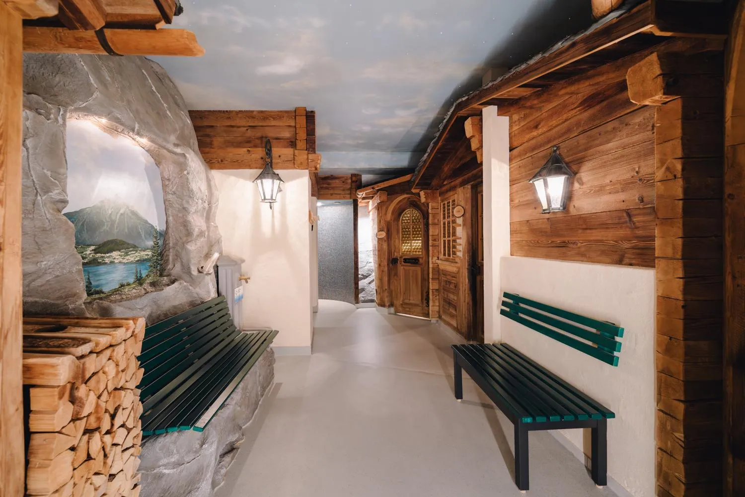 Sauna in Solbadhotel Sigriswil