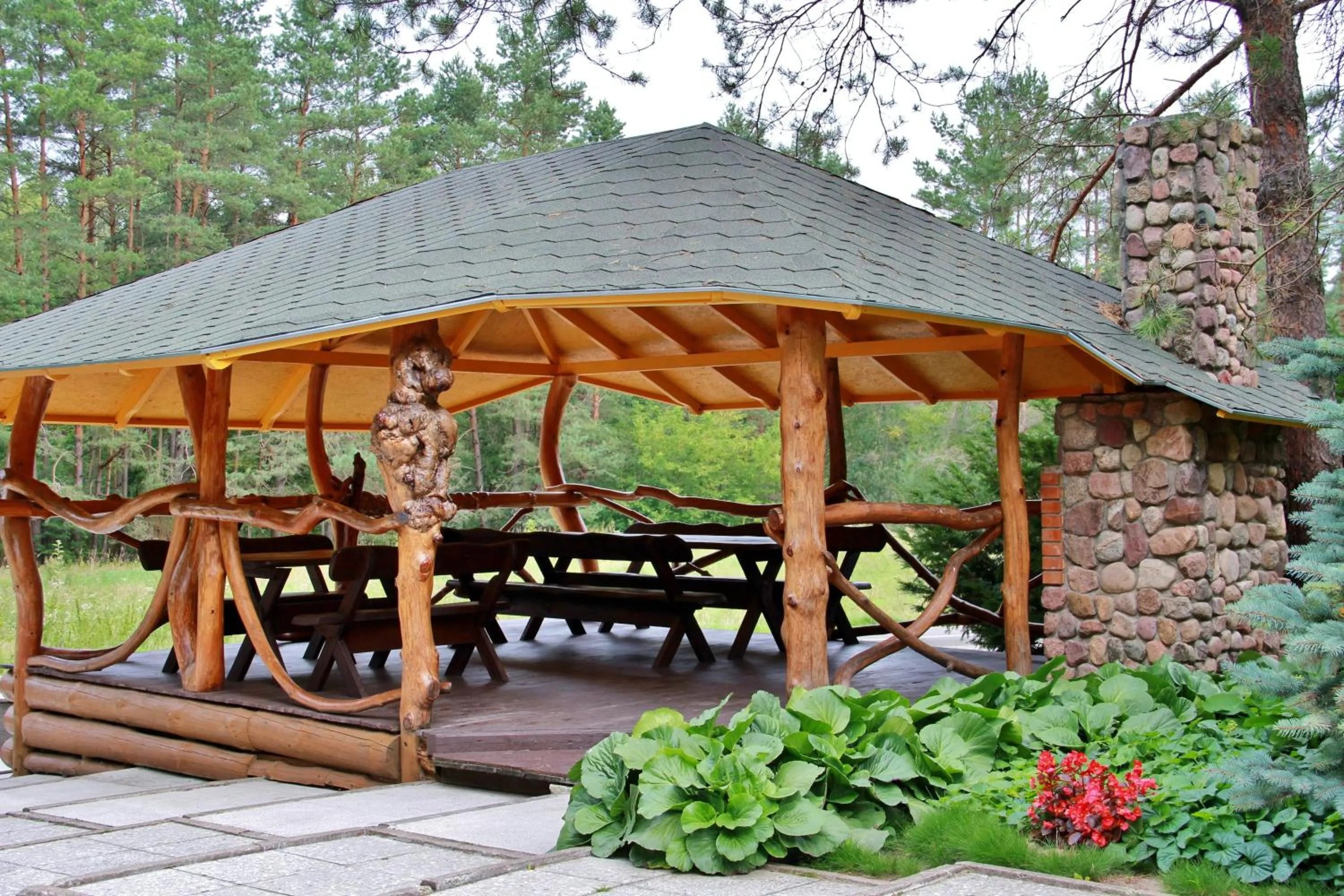 Patio in Apartamentai Laima