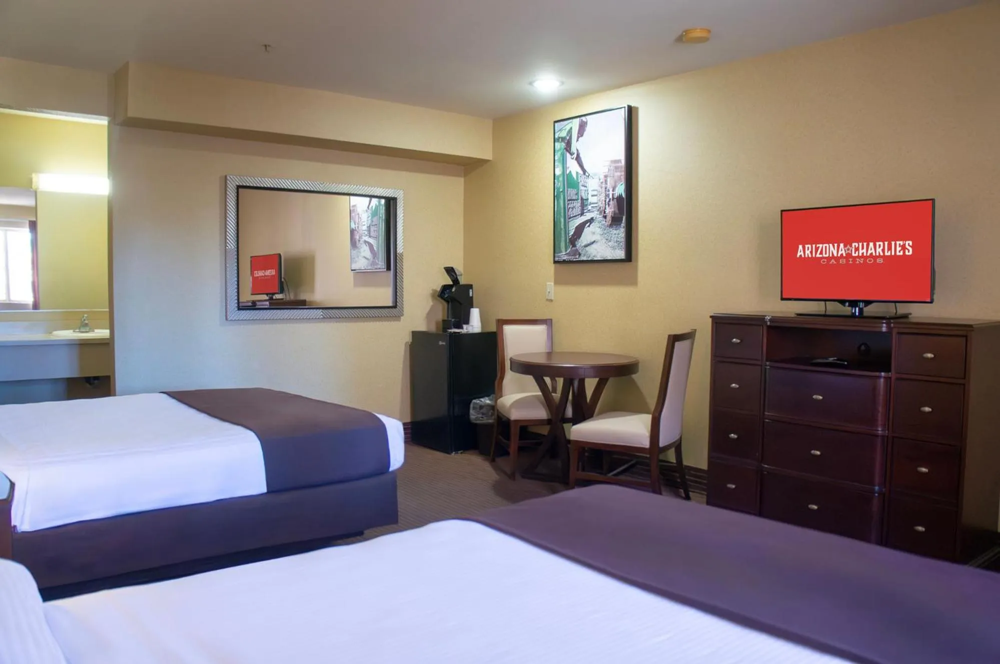 Bed in Arizona Charlie&#x27;s Boulder