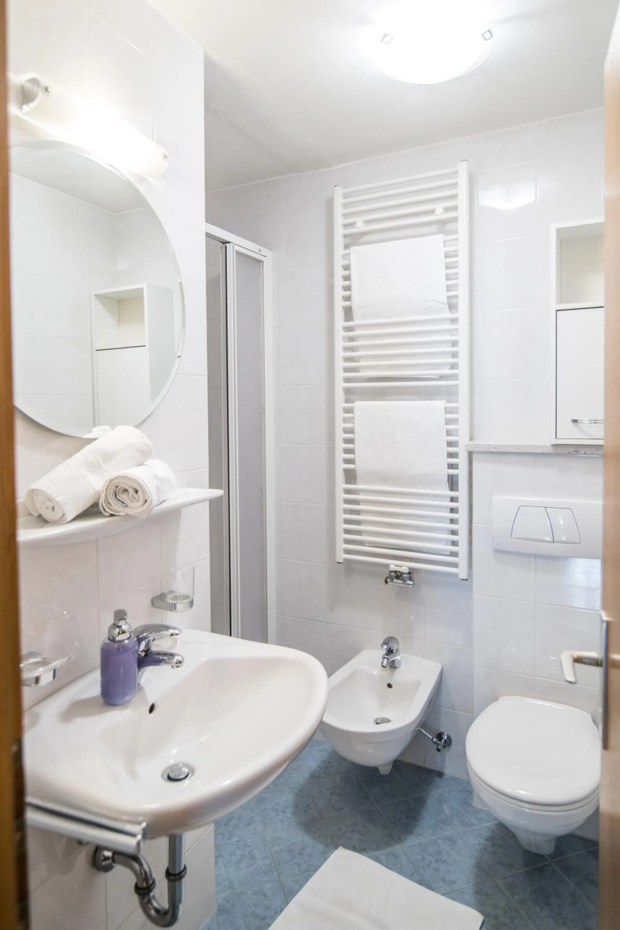Bathroom in Apartments Heidenberger Fienili