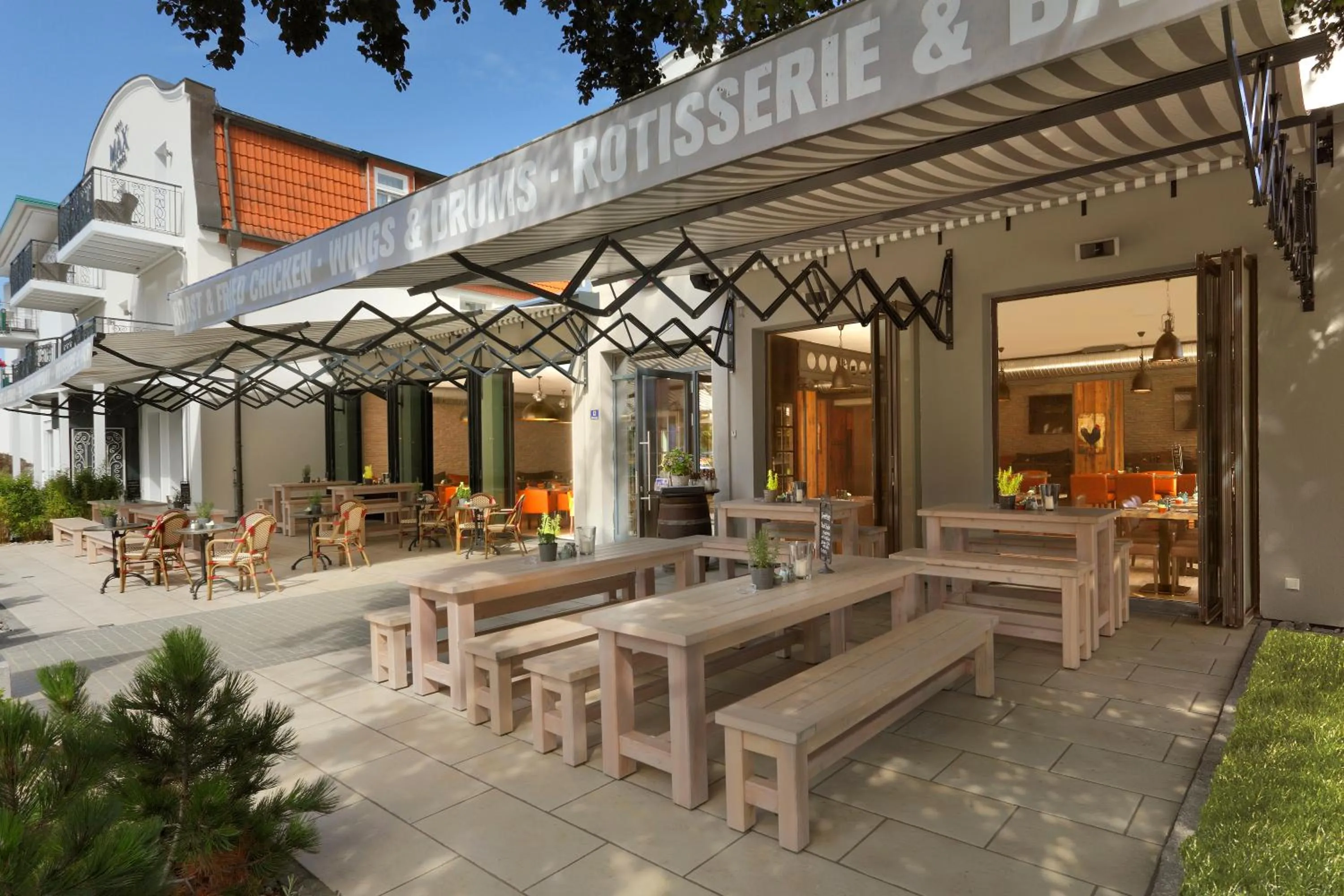 Patio in Hotel Max am Meer Kühlungsborn