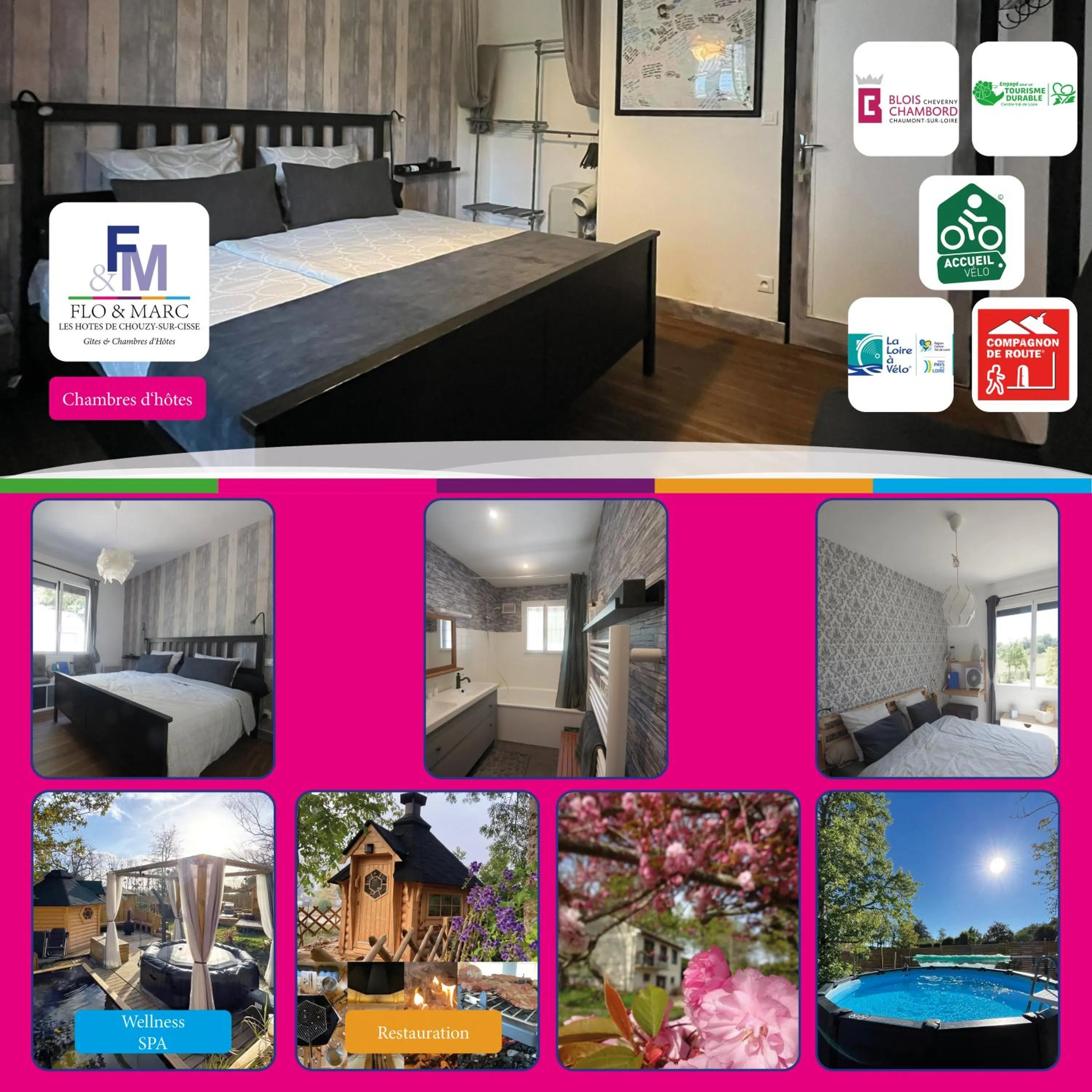 Property building, Bed in Chez Flo et Marc