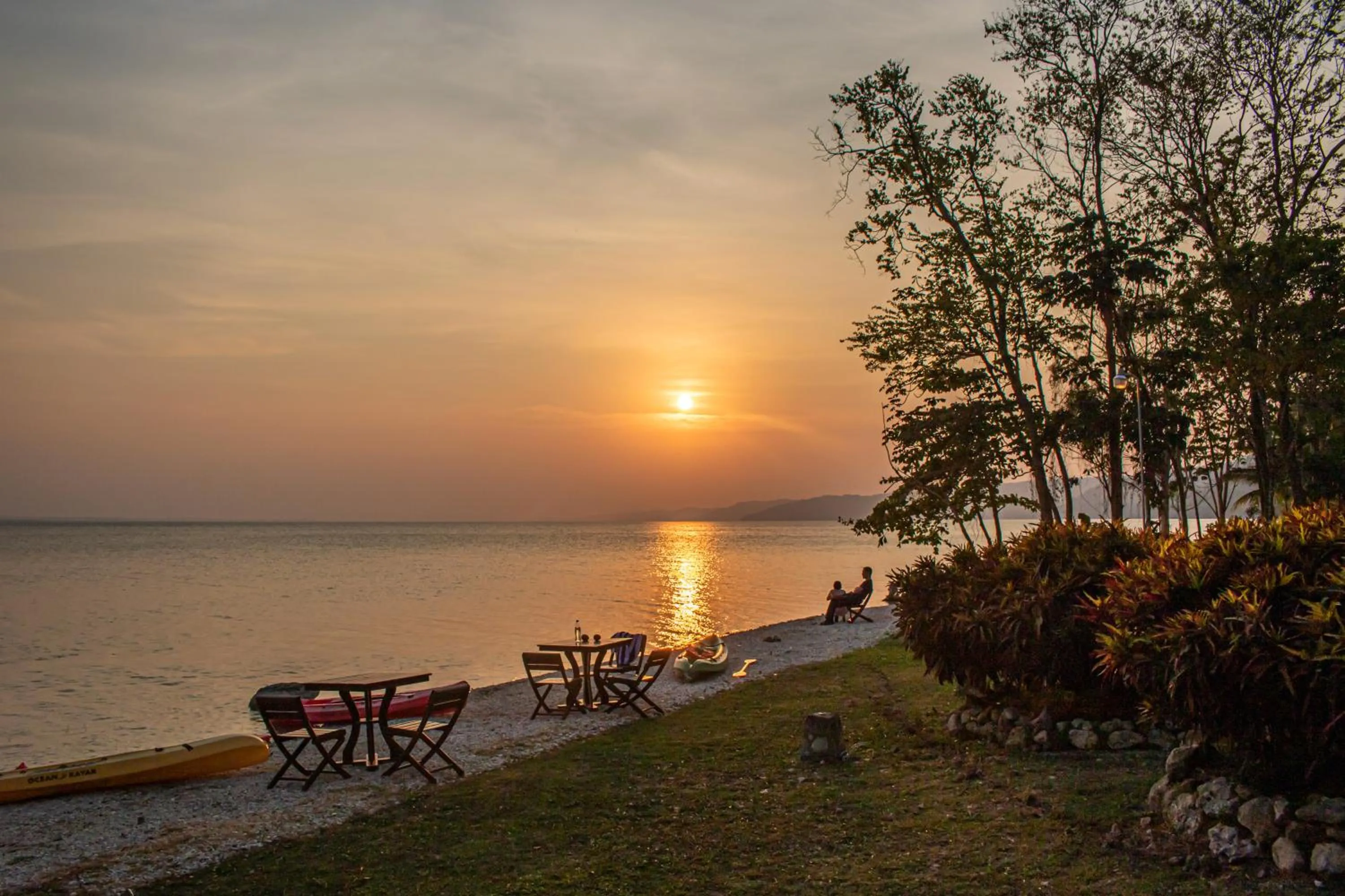 Lake view in Camino Real Tikal‎