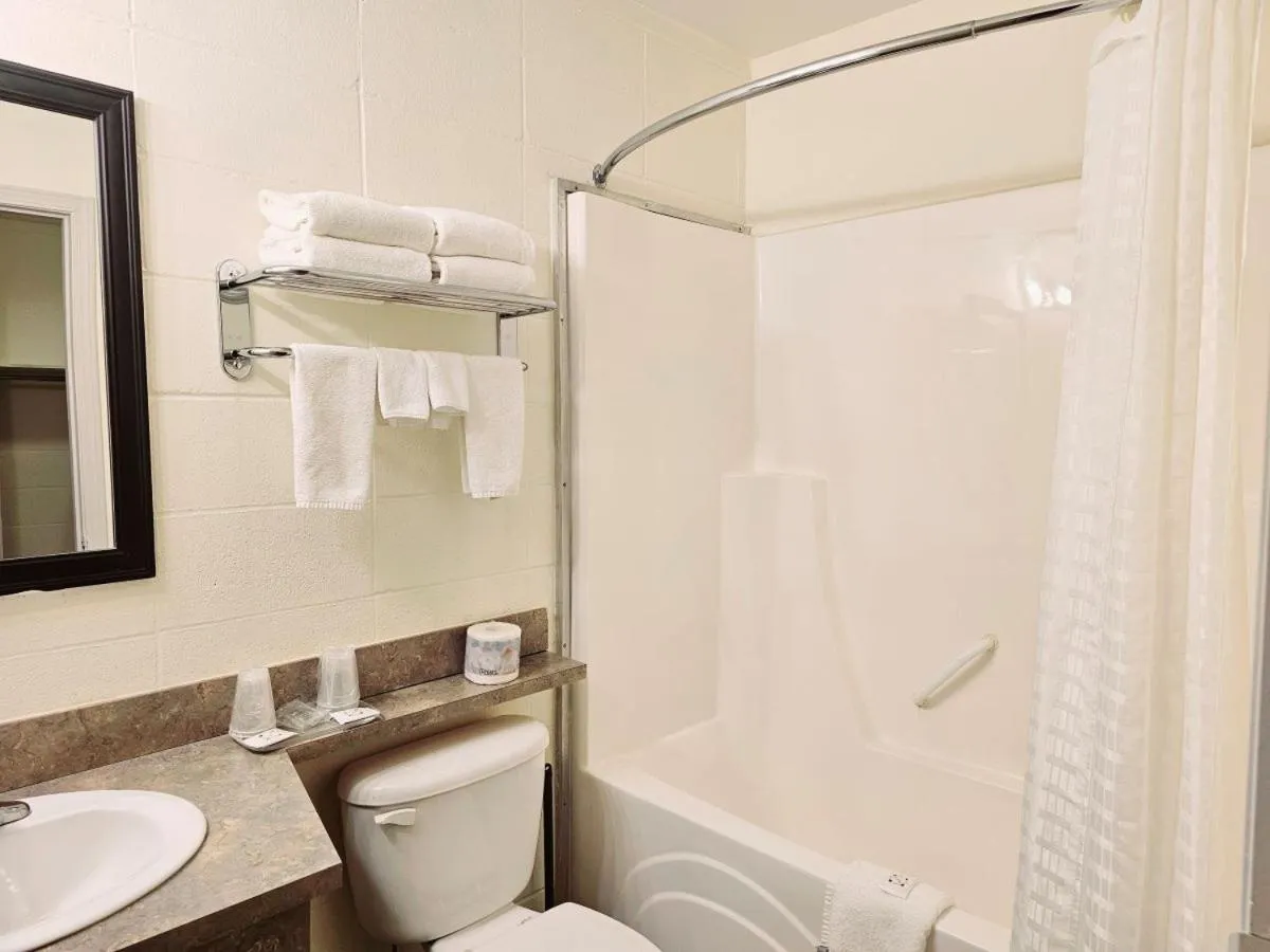 Bathroom in Canadian Motor Inn
