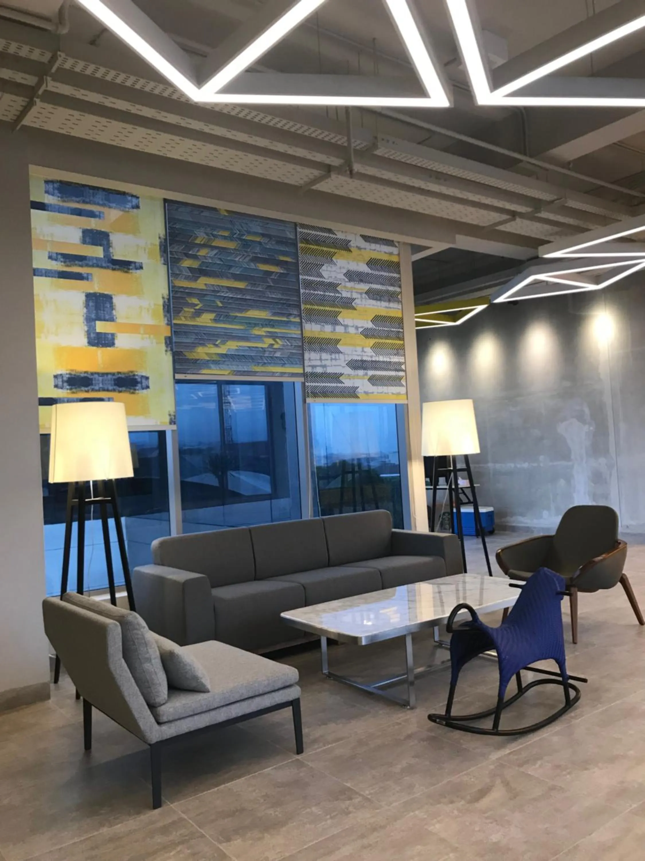 Seating area in YELLO Hotel Paskal Bandung