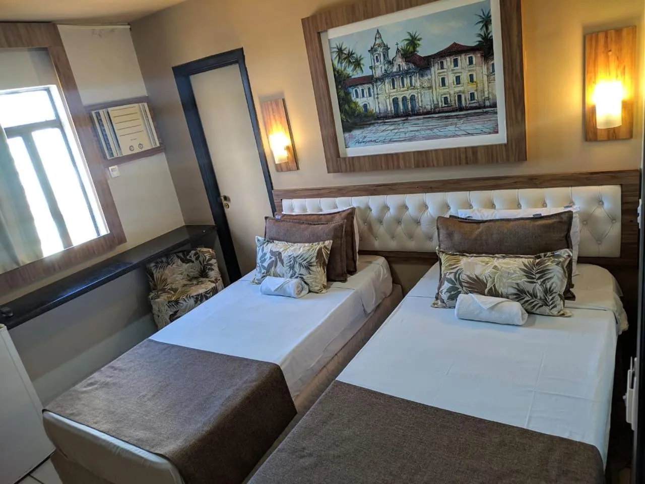 Bed in Laguna Praia Hotel