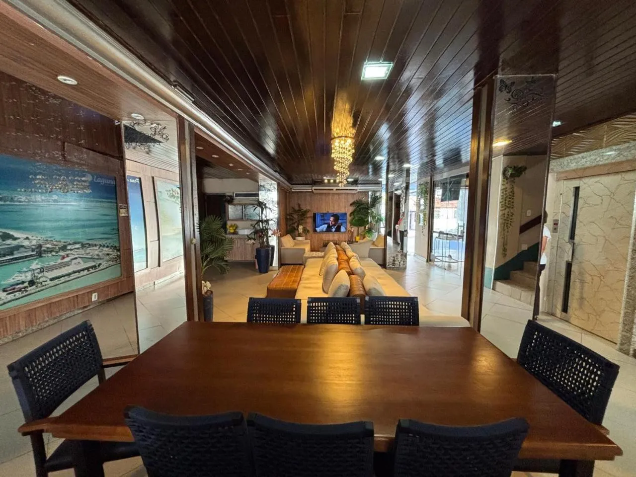 Seating area in Laguna Praia Hotel
