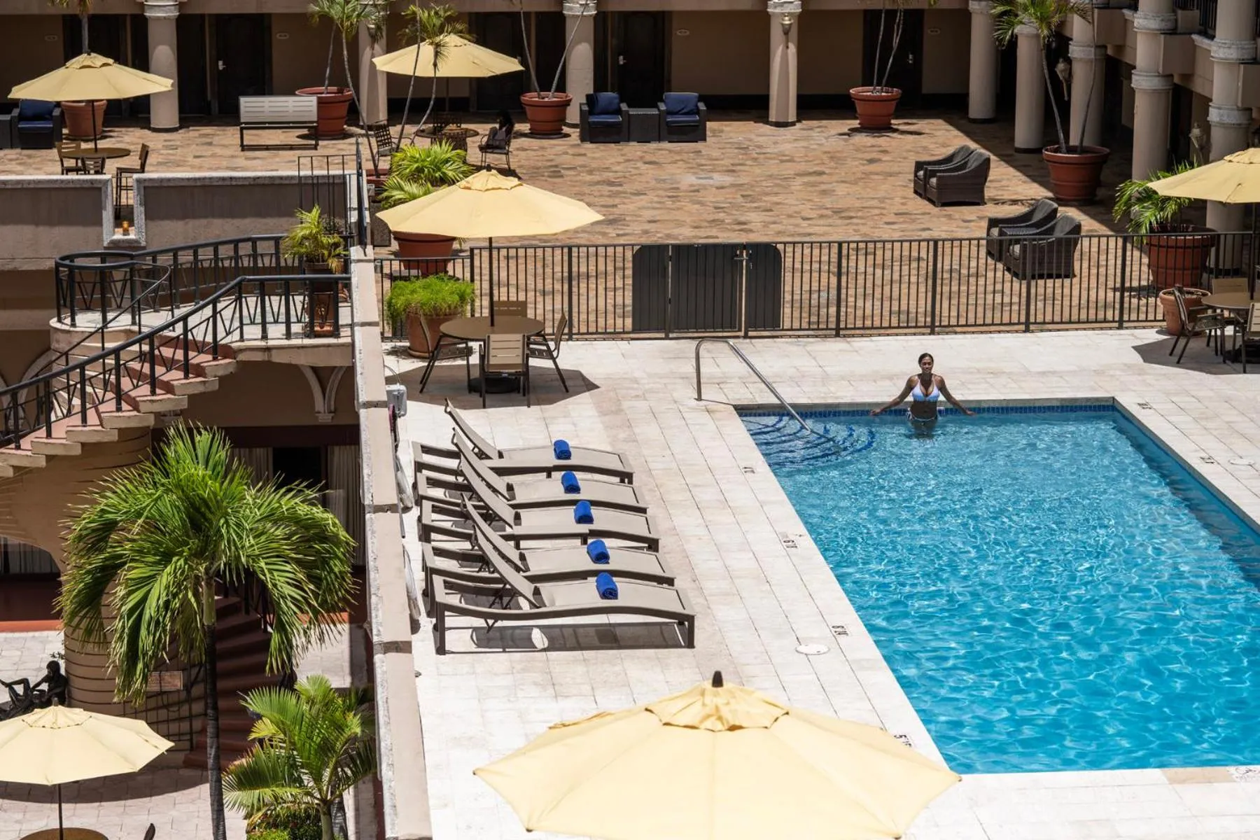 Swimming pool in Windward Passage Hotel