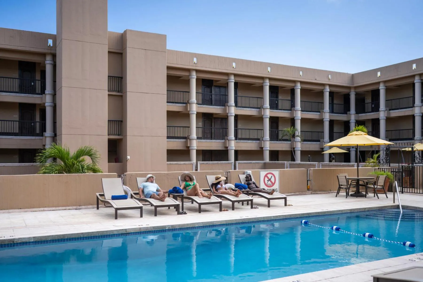 Swimming pool in Windward Passage Hotel