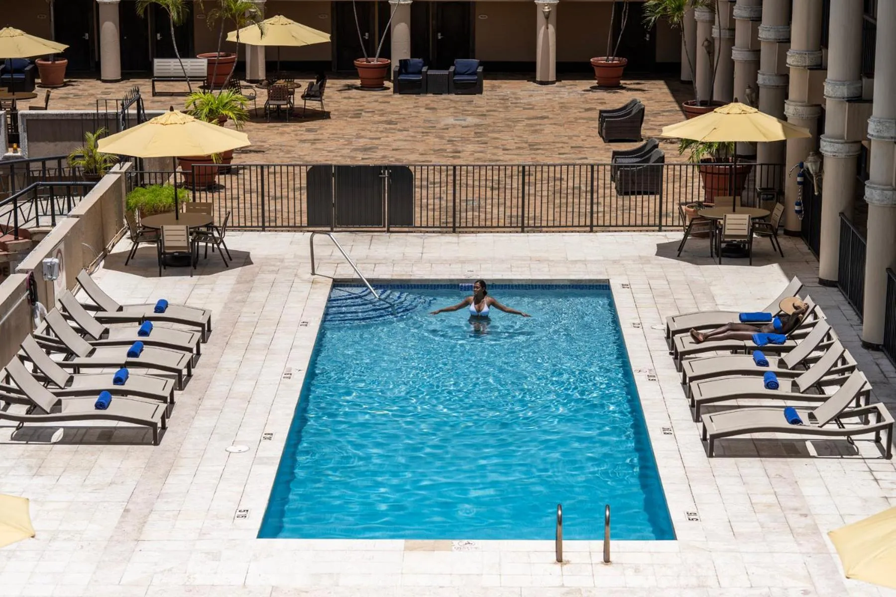 Swimming pool in Windward Passage Hotel