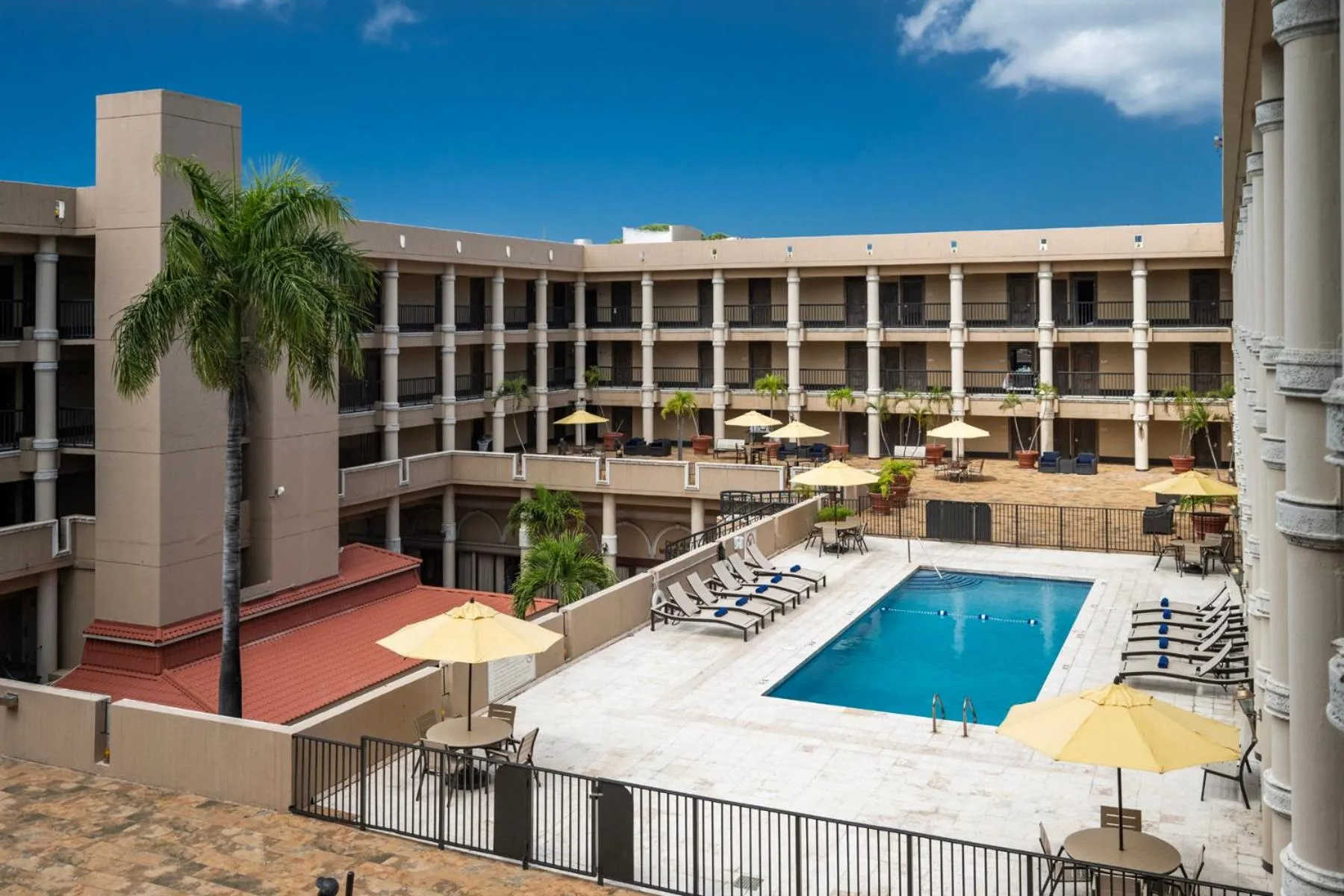 Swimming pool in Windward Passage Hotel