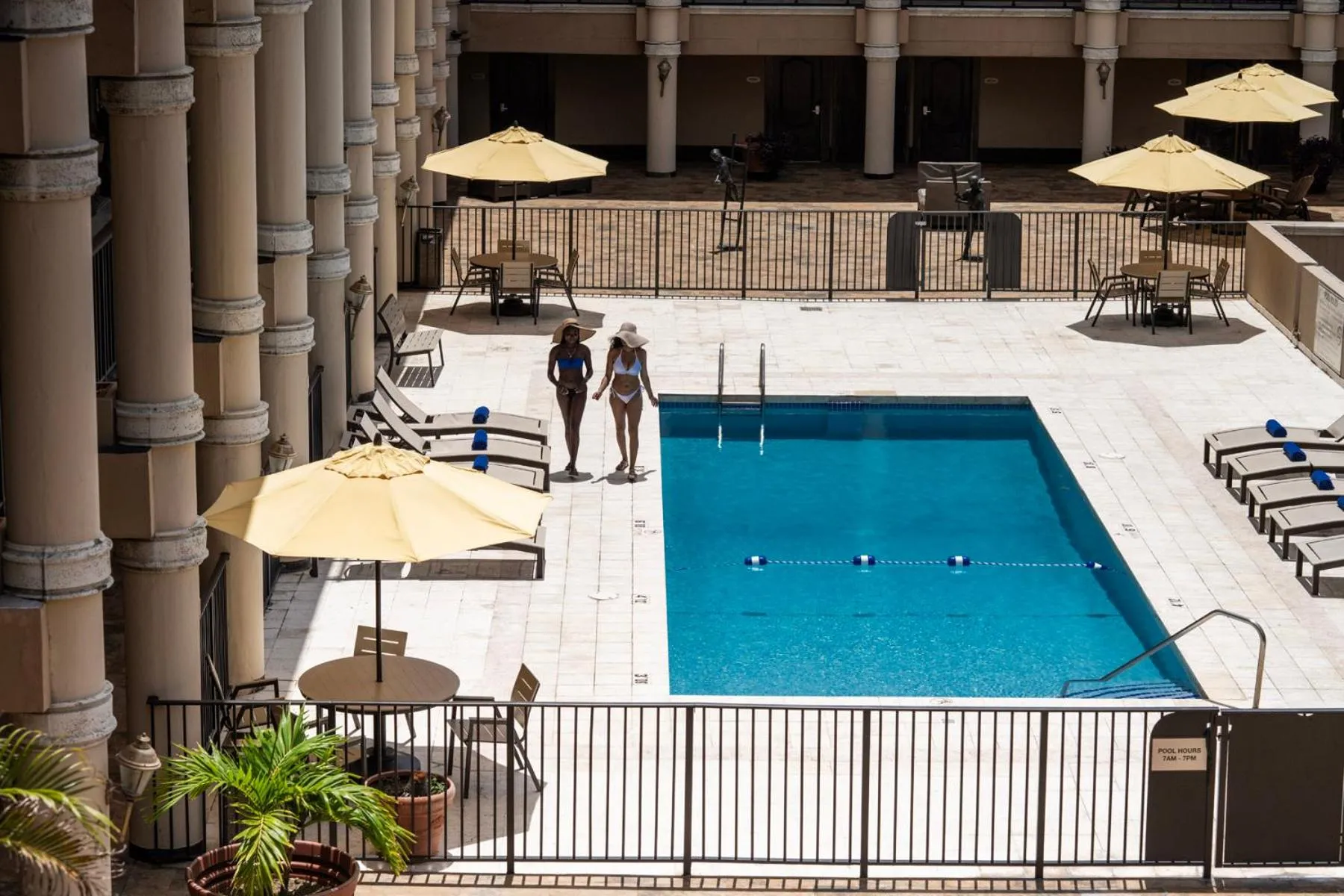 Swimming pool in Windward Passage Hotel