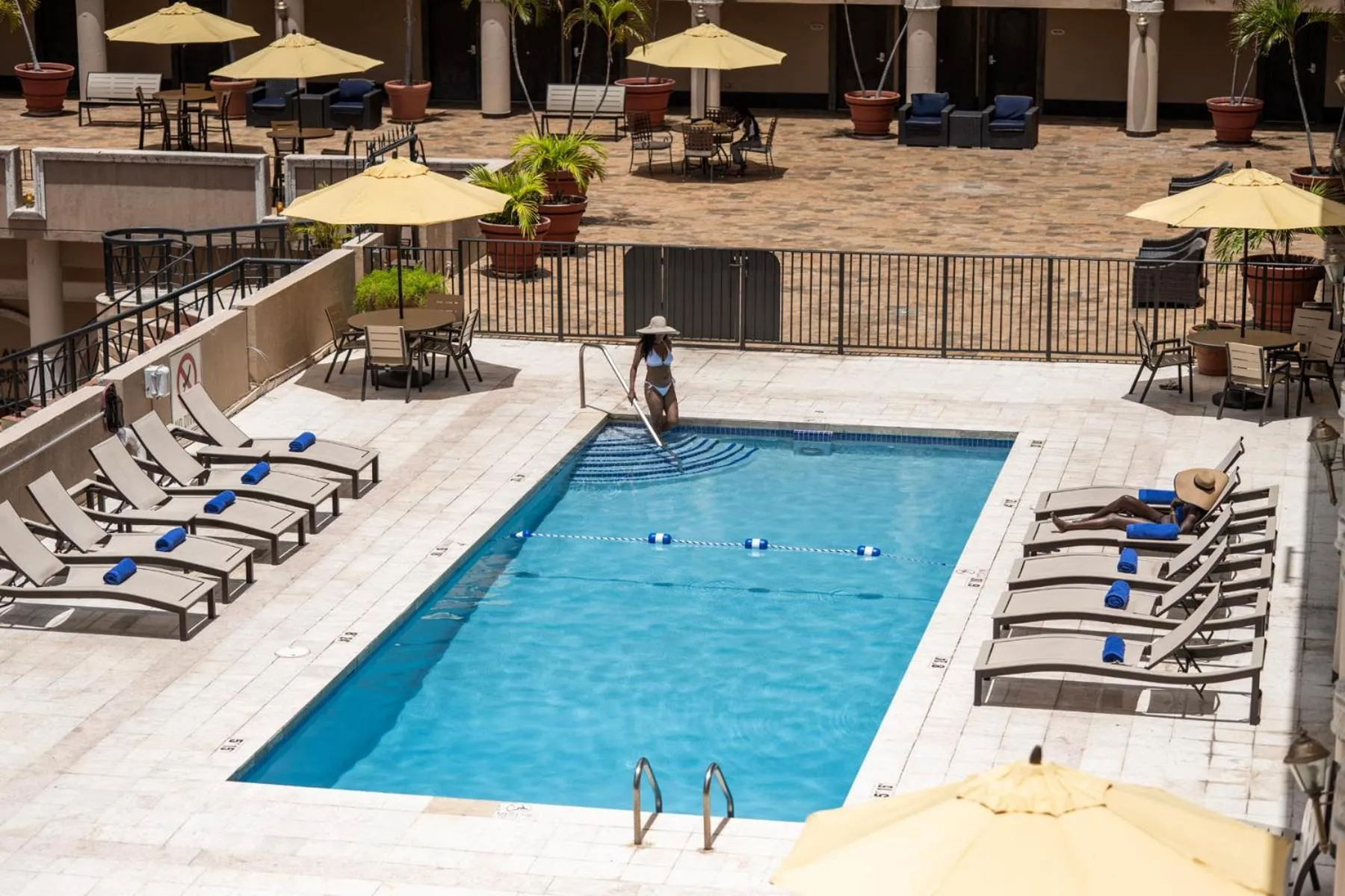 Swimming pool in Windward Passage Hotel