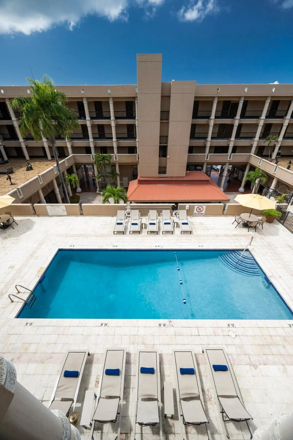 Swimming pool in Windward Passage Hotel