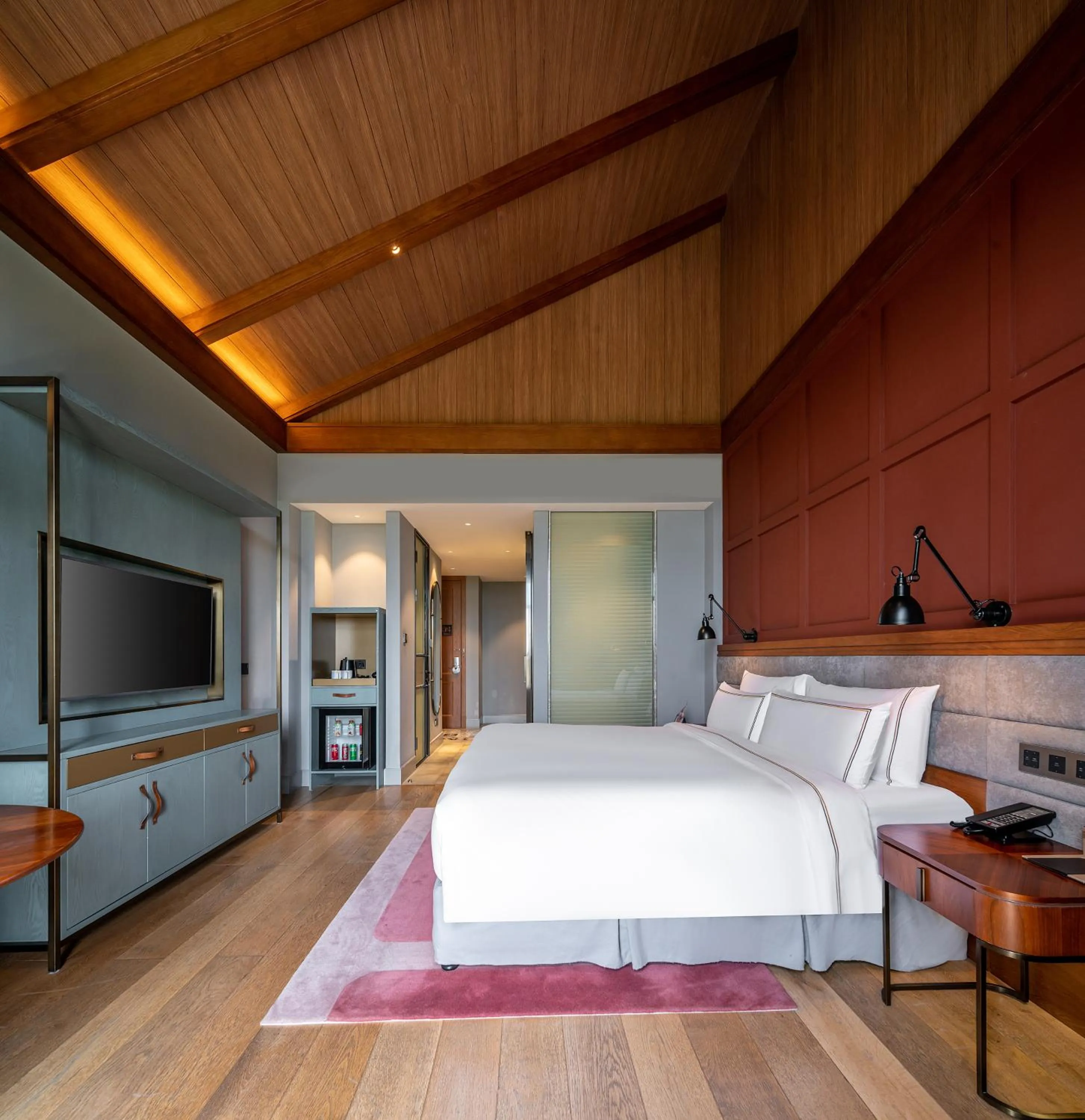 Bedroom, Bed in Melia Shanghai Parkside