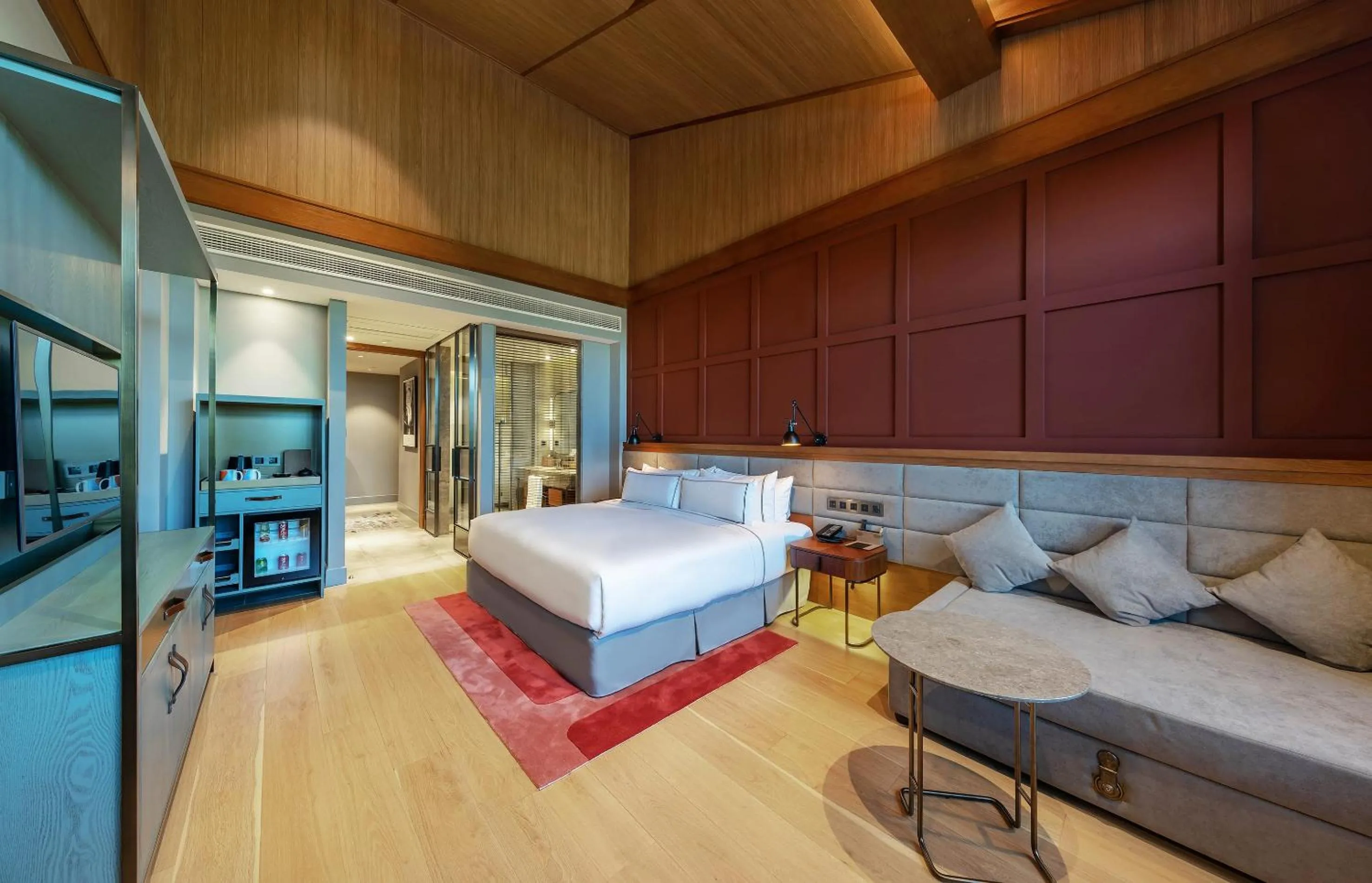 Bed in Meliá Shanghai Parkside