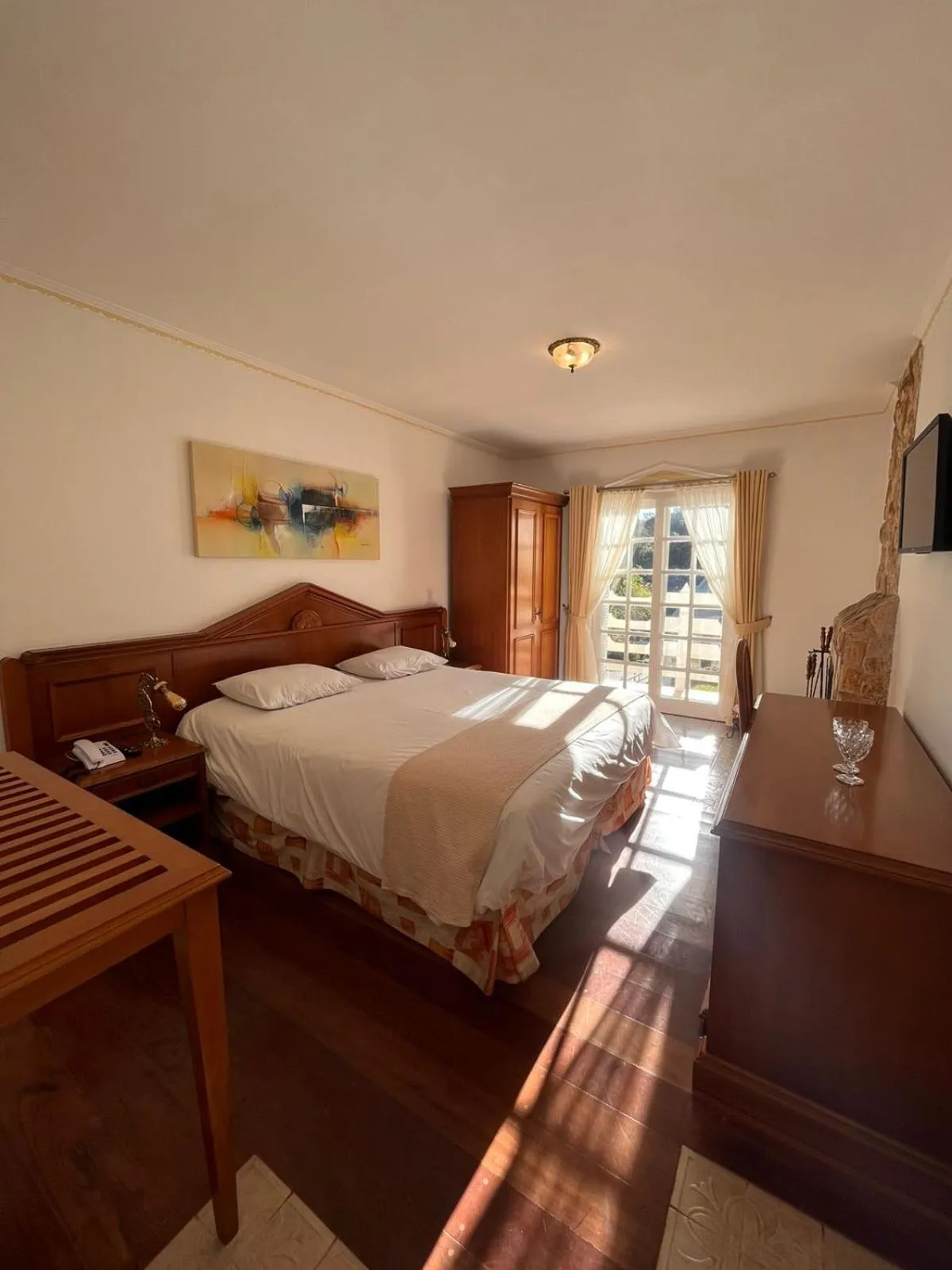 Bed in Pousada Dom Alfredo José