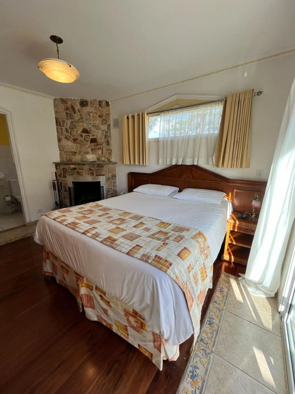 Bed in Pousada Dom Alfredo José