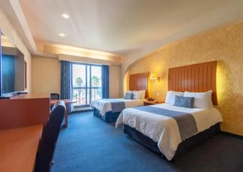 Bed in Hotel Flamingo Inn