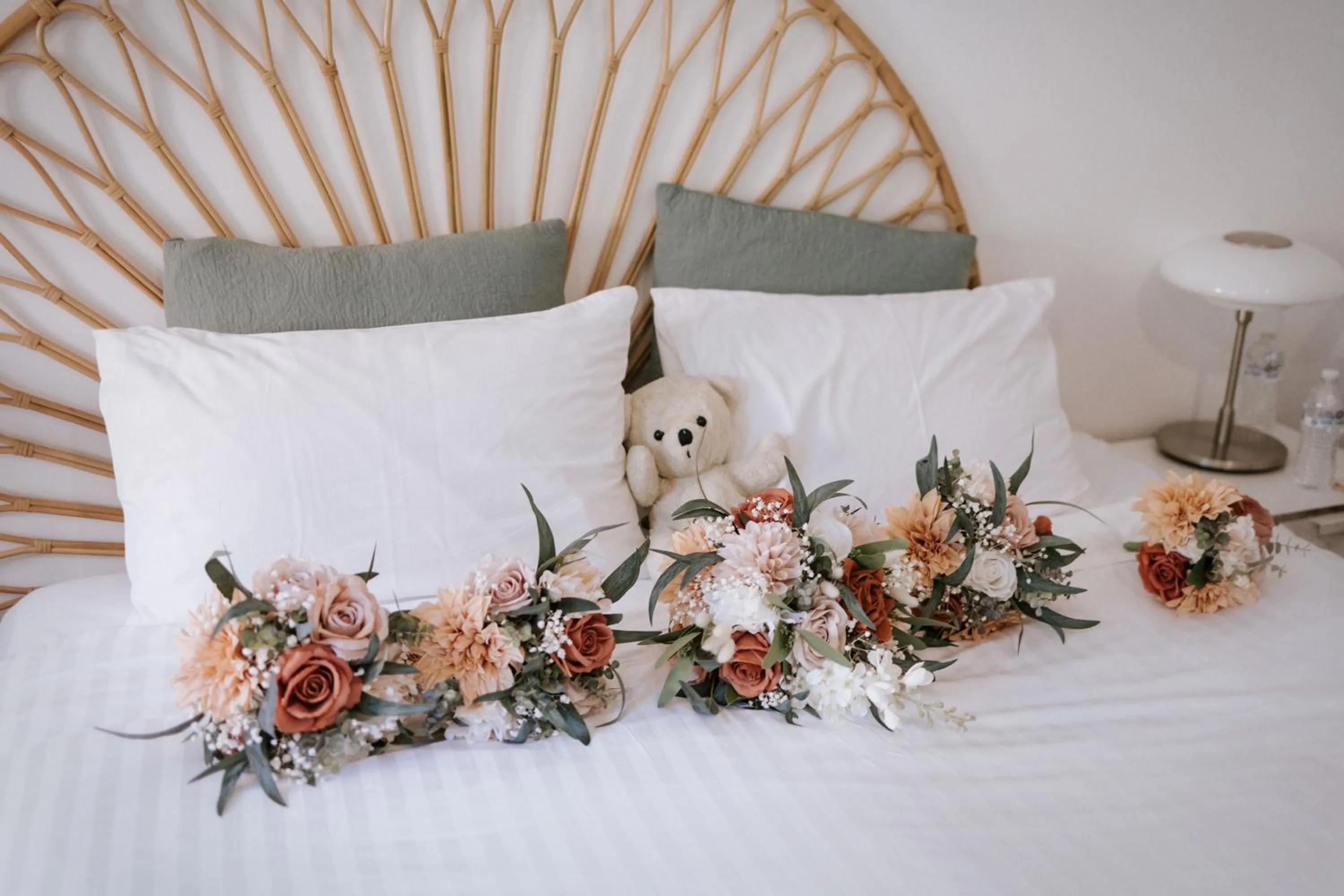 Bed in Shambala Estate Cottages