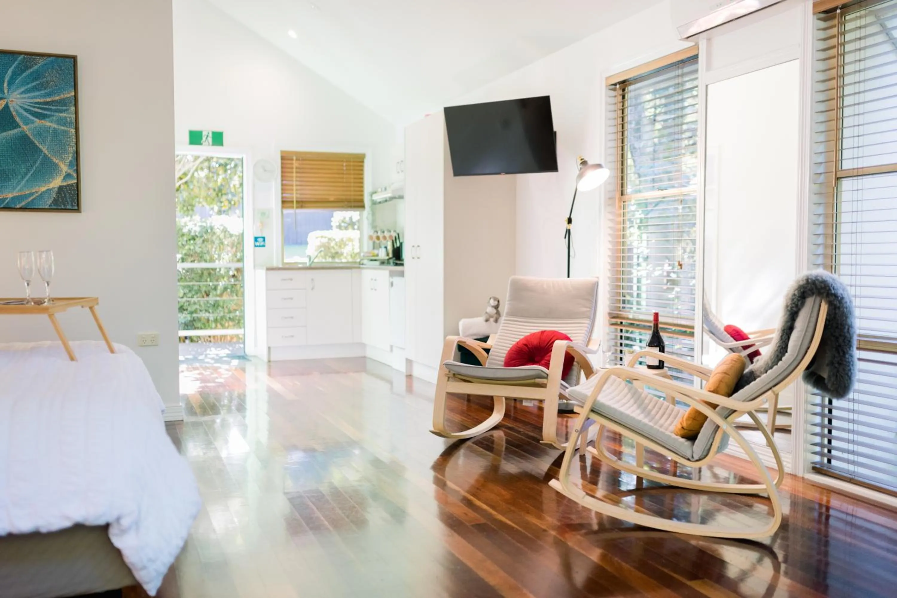 oven in Shambala Estate Cottages