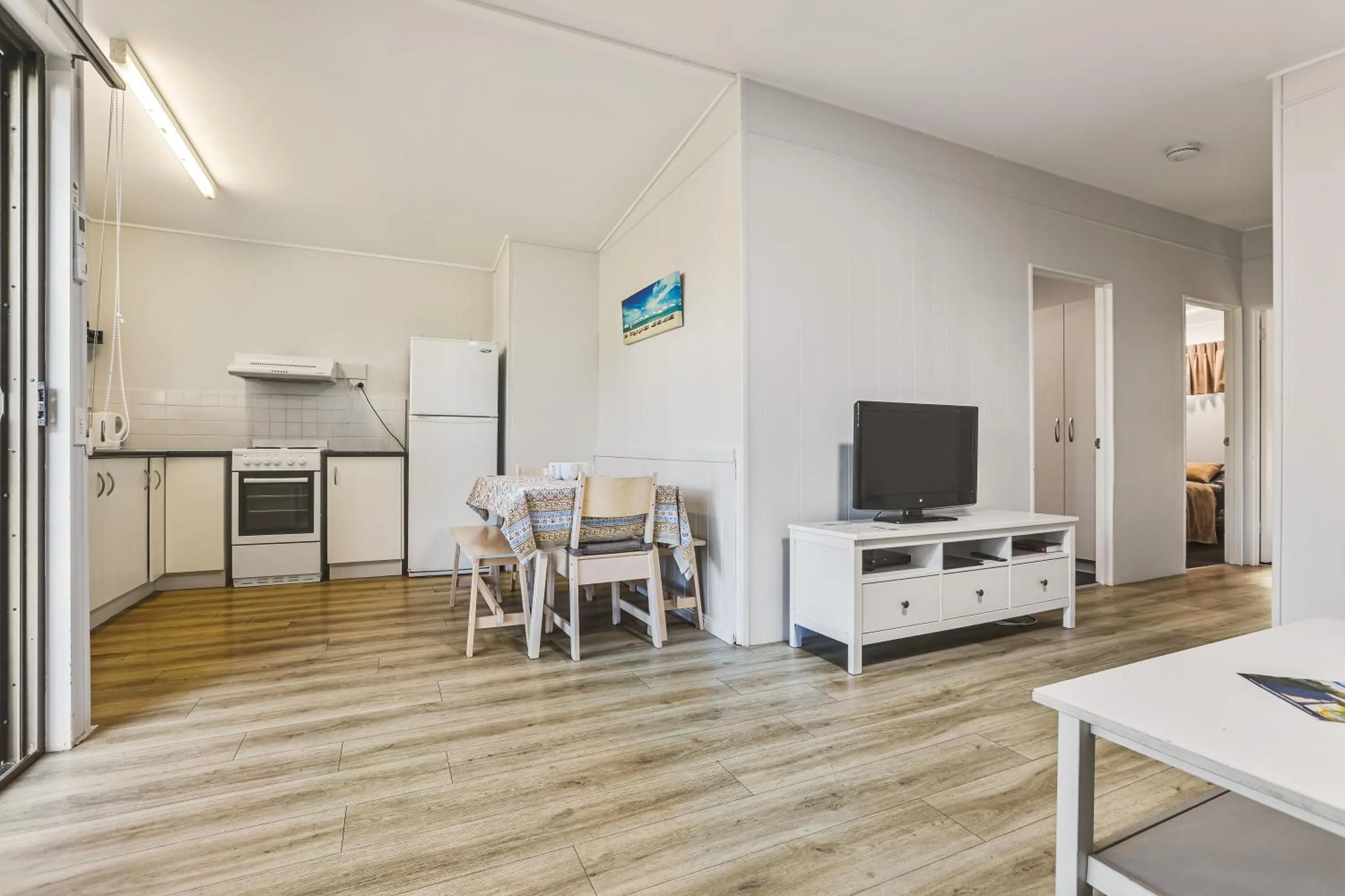 Kitchen or kitchenette in Beach Cabins Merimbula