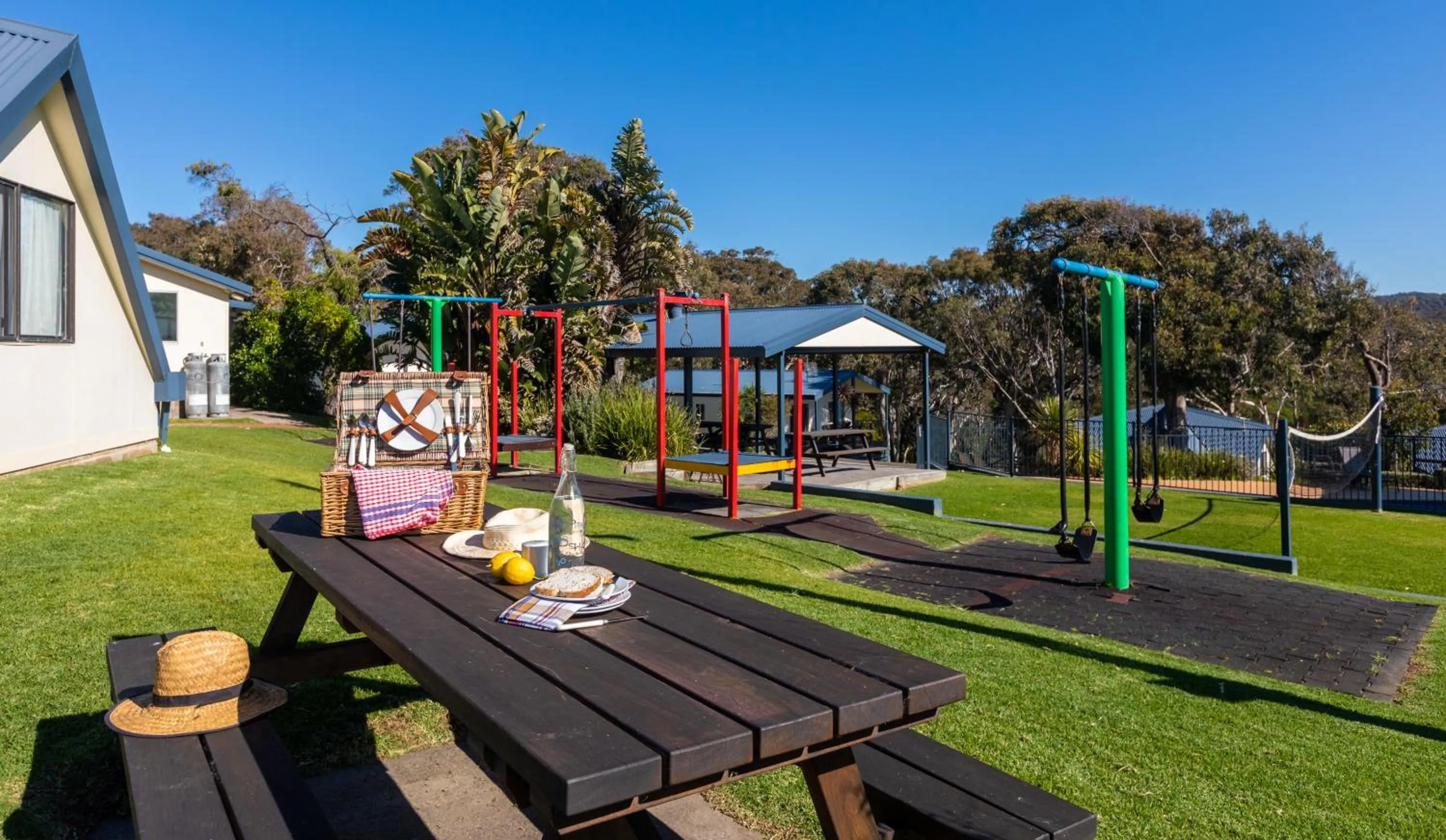 Children play ground in Beach Cabins Merimbula