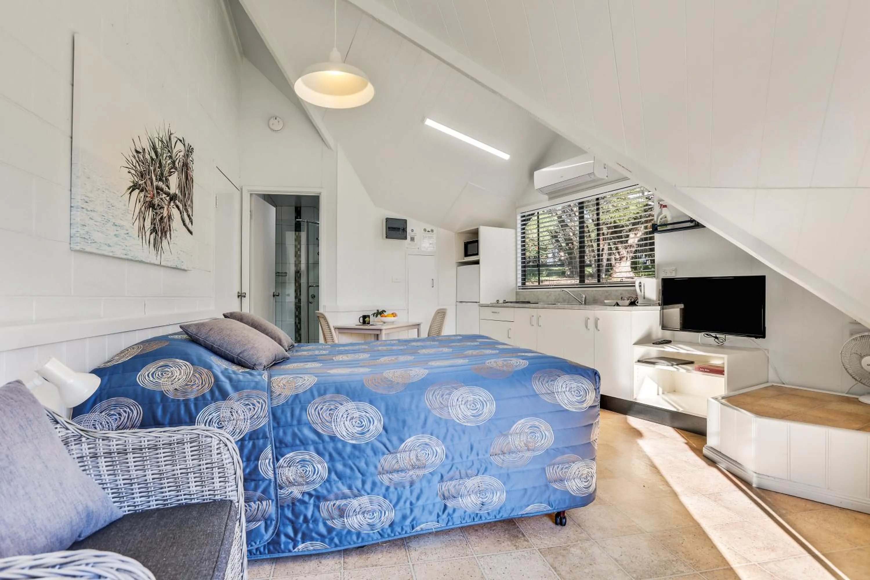 Bedroom in Beach Cabins Merimbula